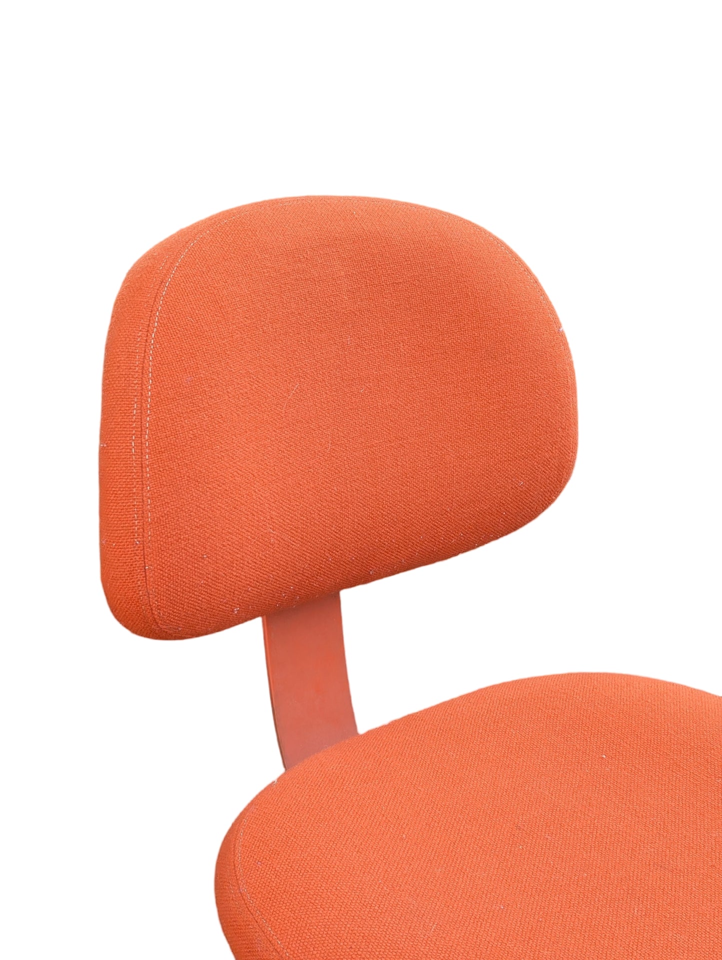 Vintage Mid-Century Modern Shaw Walker Orange Office Chair – Stylish, Durable, & Retro Appeal
