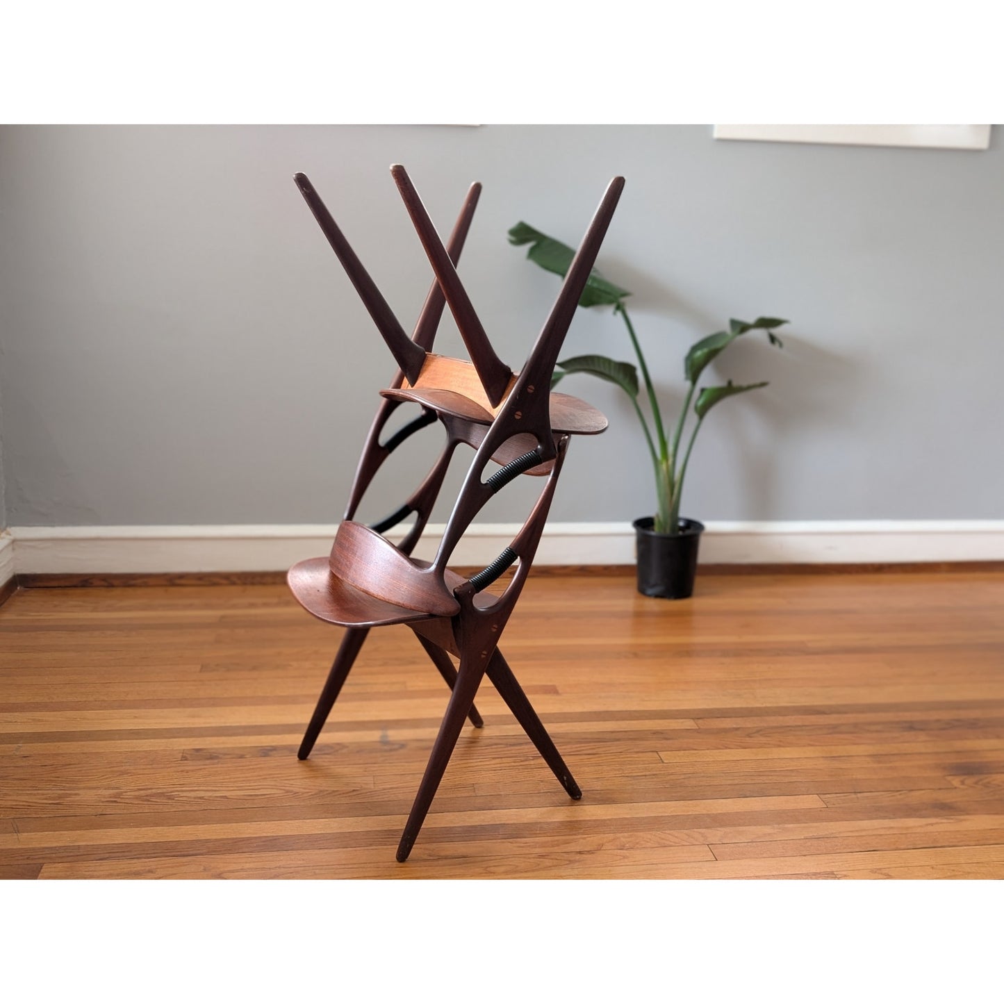 6 Mid Century Modern Teak Model 71 Chairs by Arne Hovmand-Olsen for Mogens Kold