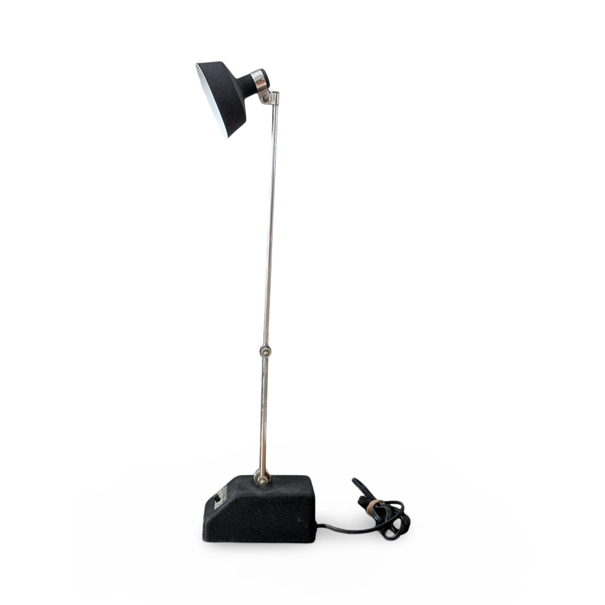 Vintage Mid-Century Modern Mobilite Matte Black High-Intensity Desk Lamp — additional view 7