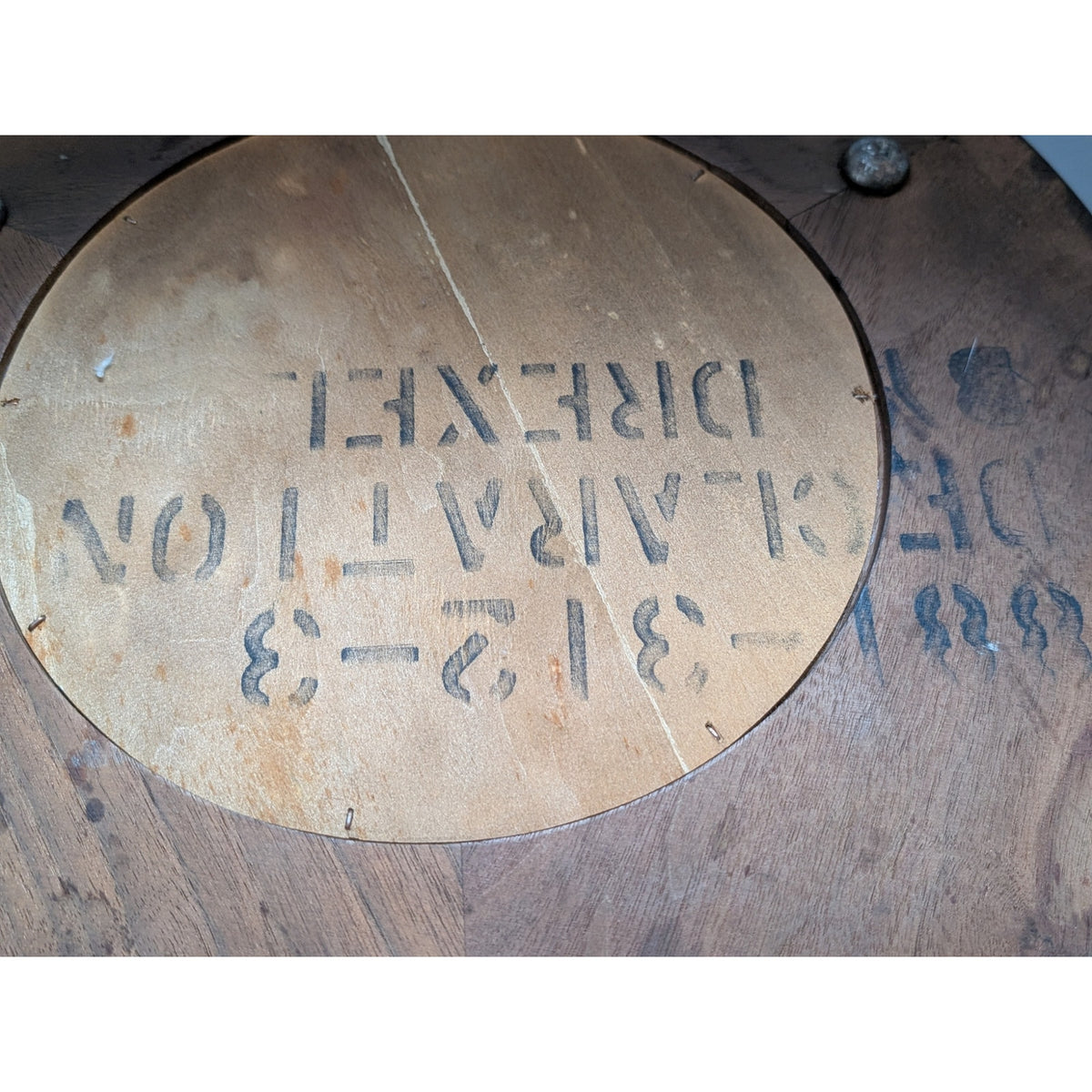 Vintage Rare Mid-Century Modern Round Side Table – Drexel Declaration — additional view 7