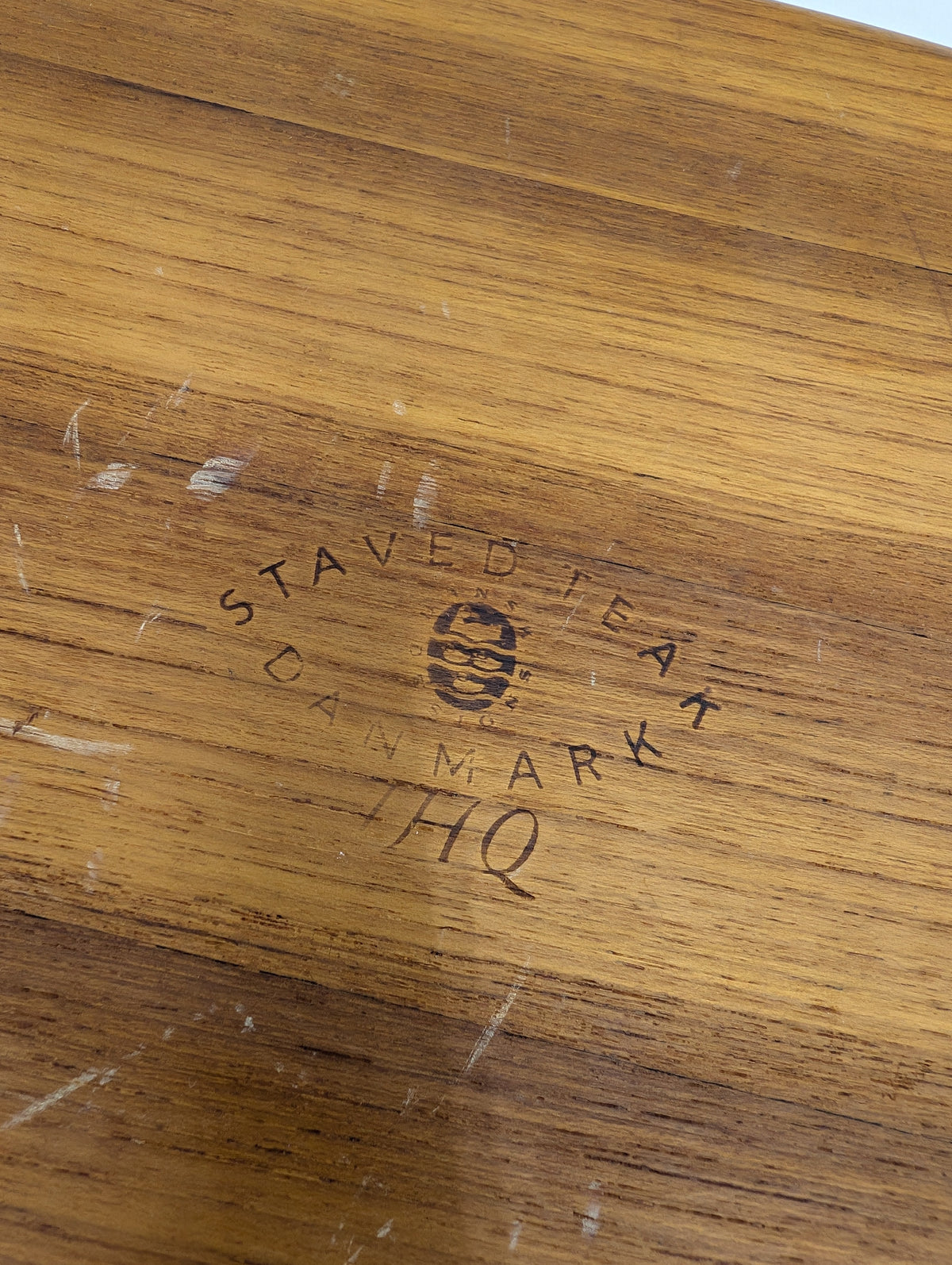 Danish Modern Staved Teak Surfboard Serving Tray – Jens Quistgaard for Dansk, Denmark — additional view 5