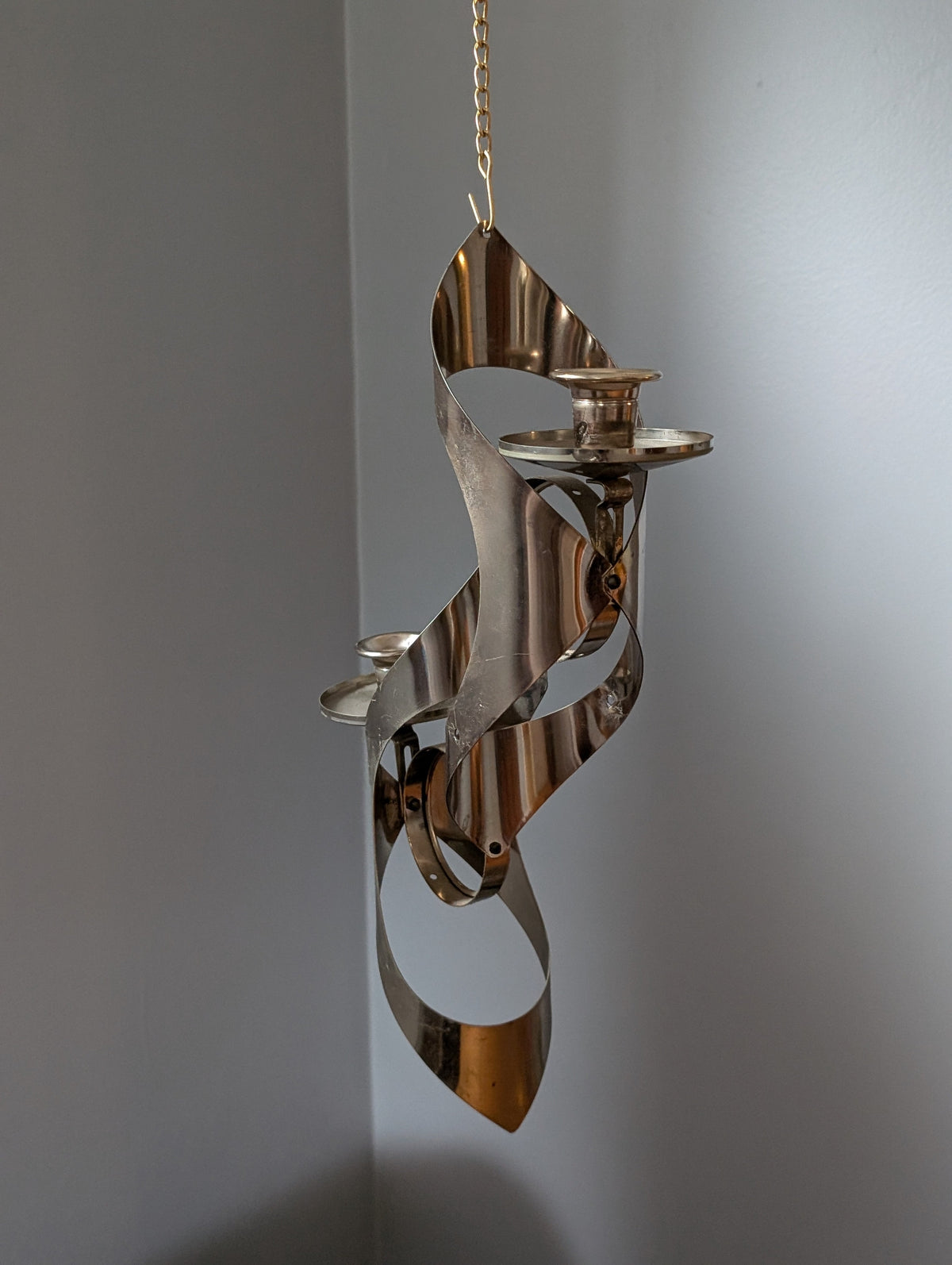 Mid Century Modern Pendant Candle Holder — additional view 4