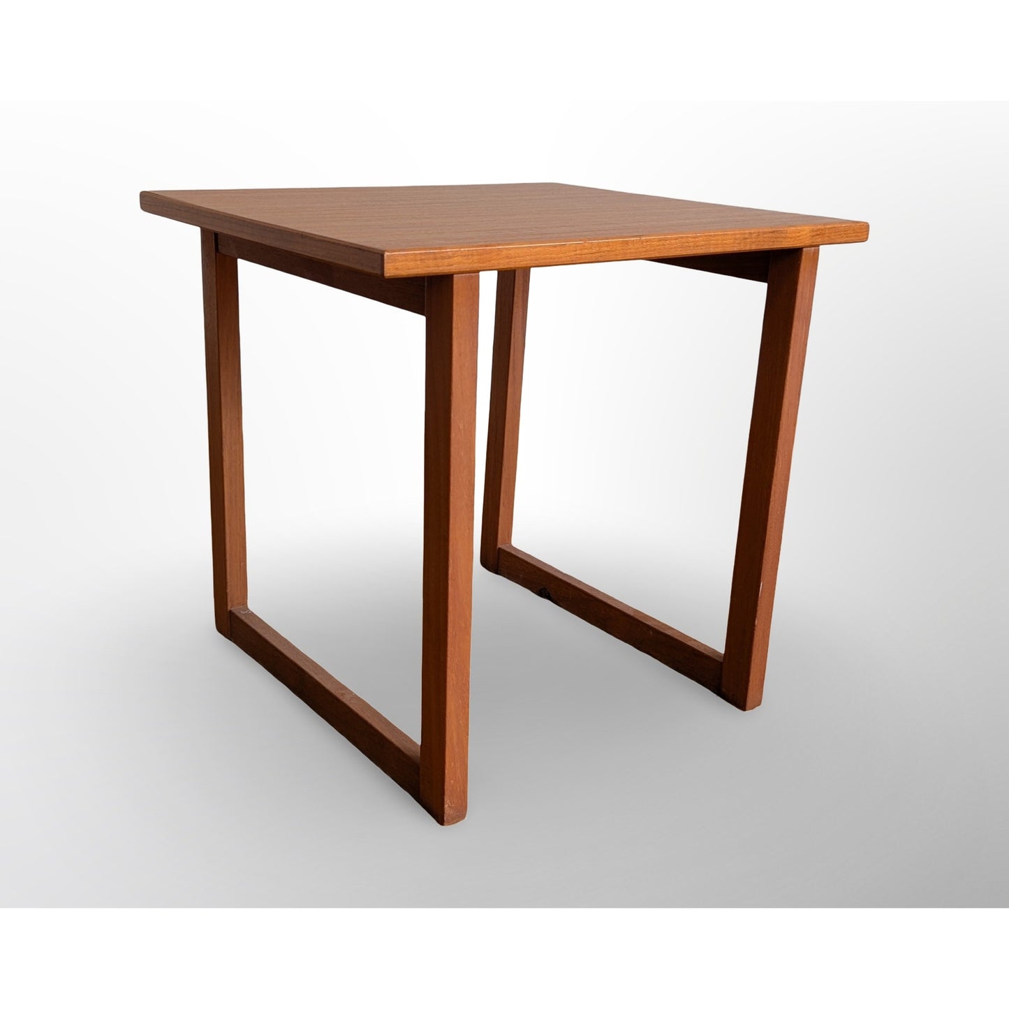 Danish Modern Teak Side Table Mid Century Modern End Table Restored