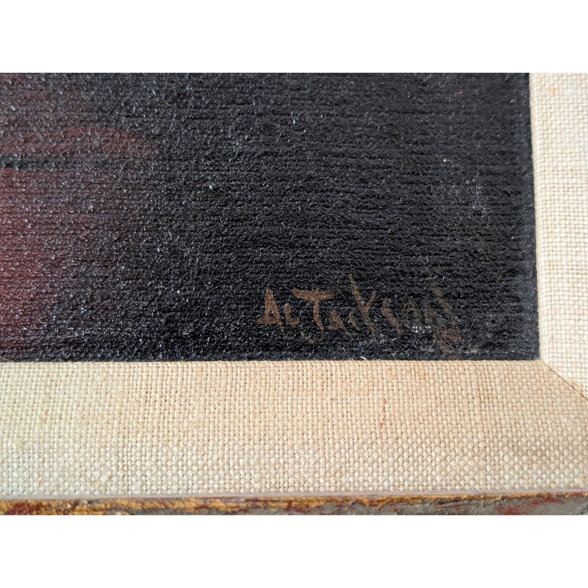 Vintage Al (Alfred) Jackson Still Life Painting – Framed, Featuring Cup & Apples — additional view 6
