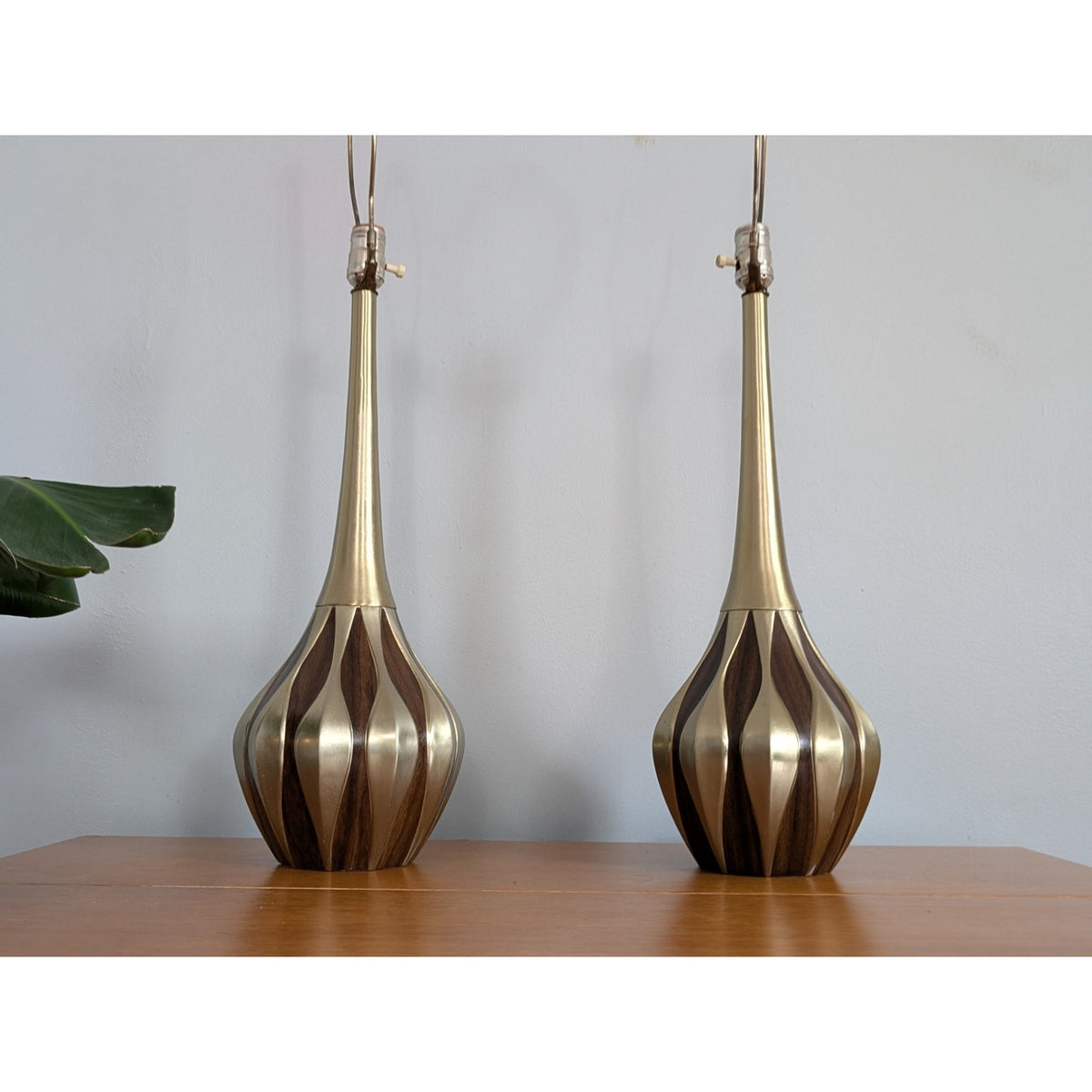 Pair of Vintage Richard Barr Table Lamps for Laurel Lamp Co. — additional view 4