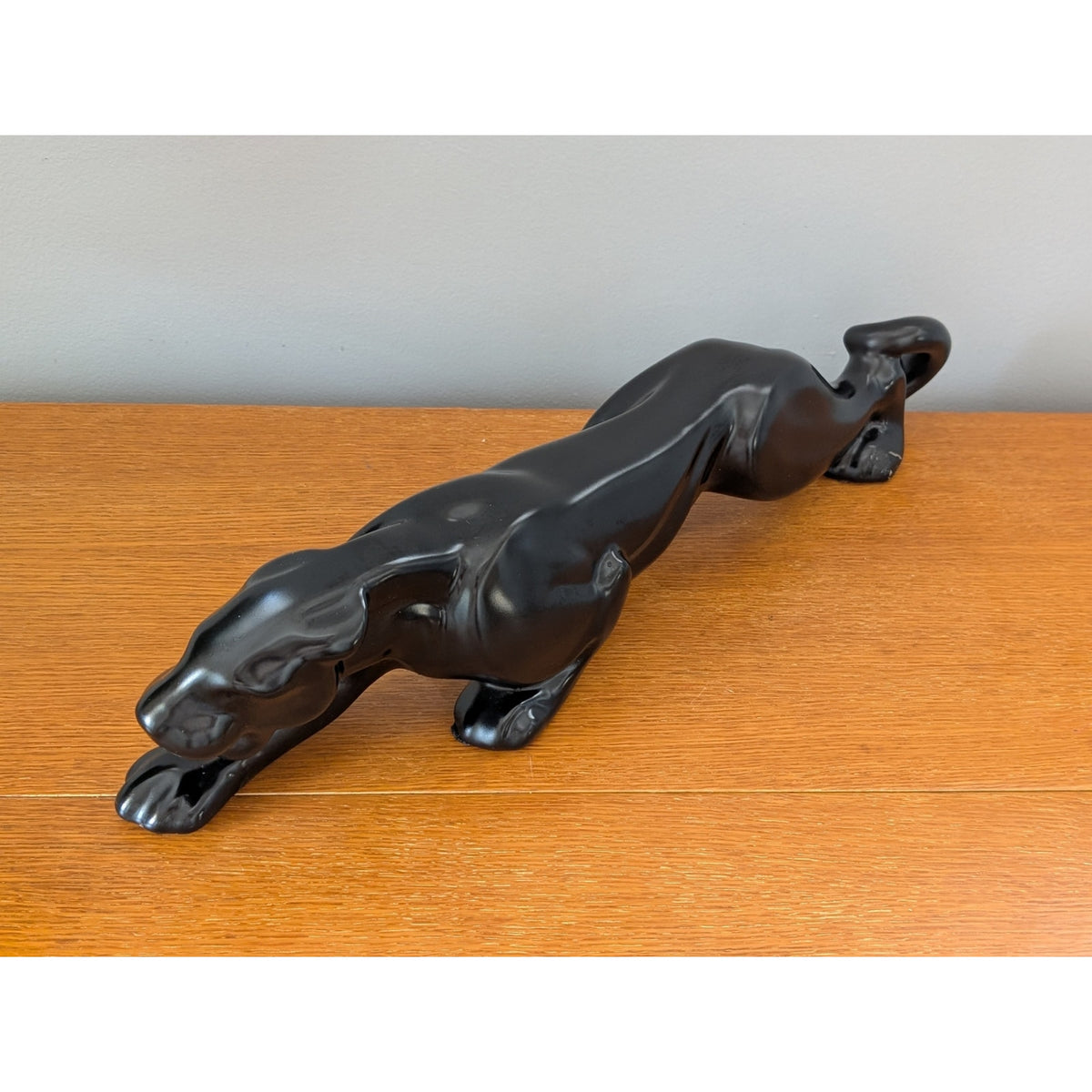 Large Vintage Mid Century Modern Haeger Ceramic Black Panther – 24" — additional view 2