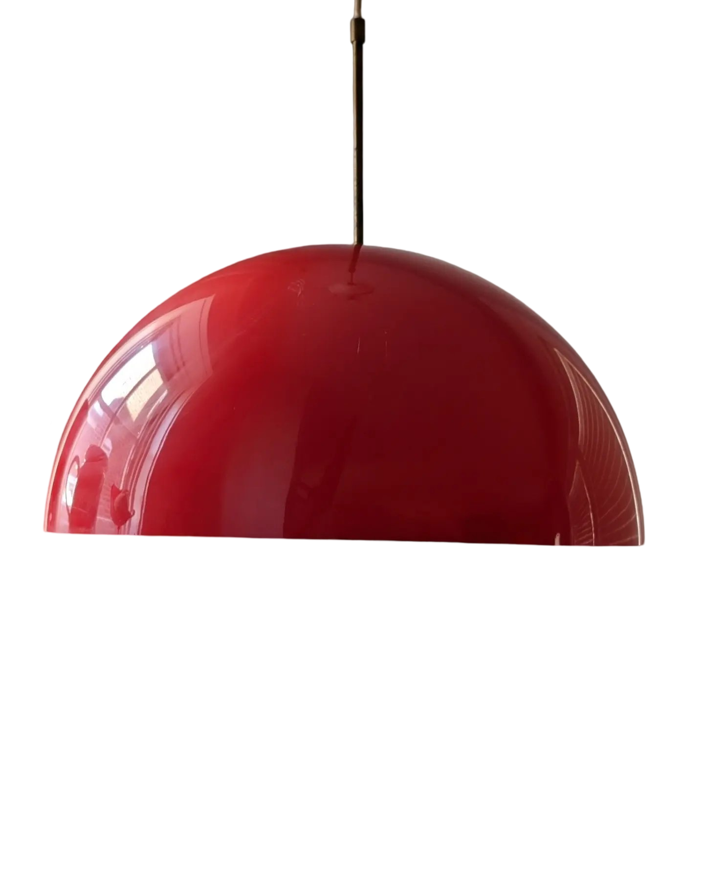 Incredible XL Danish Modern Pendant Lamp by Frank Bentler – 21.5" Diameter