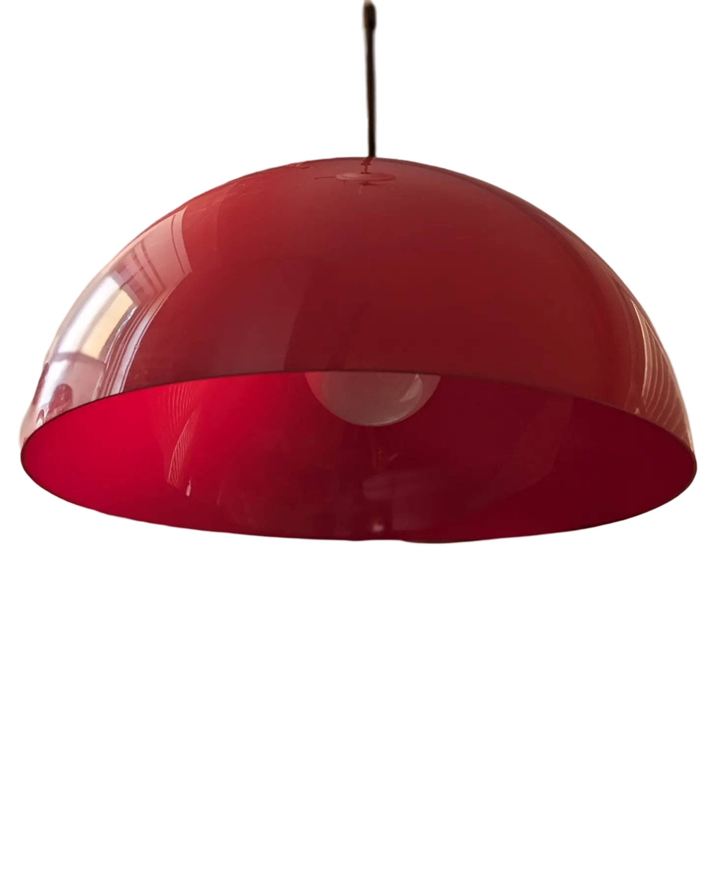 Incredible XL Danish Modern Pendant Lamp by Frank Bentler – 21.5" Diameter