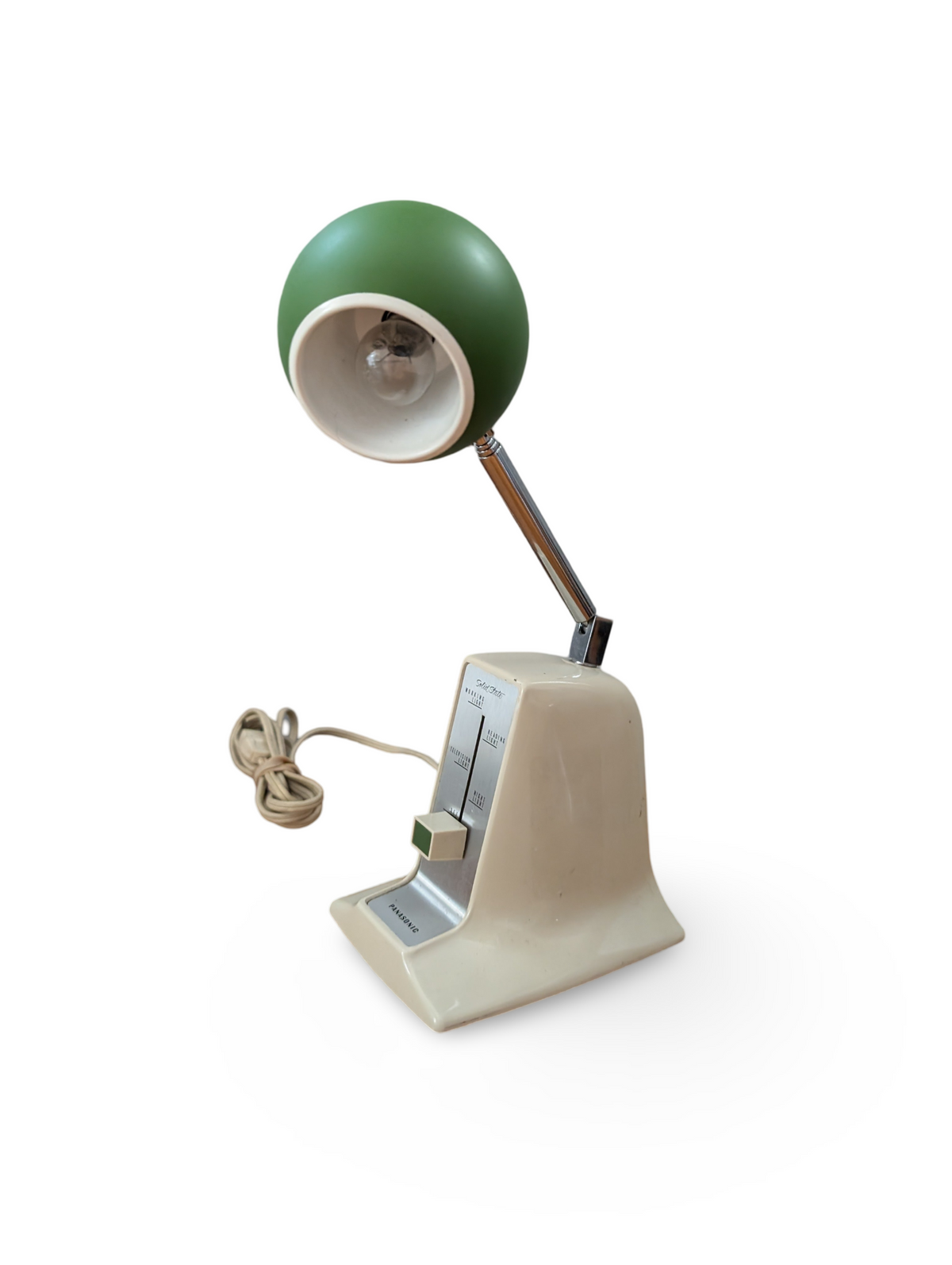 Vintage Futuristic Space Age Mid Century Modern Telescoping & Articulating Eyeball Desk Lamp – Panasonic LS-201E — additional view 3