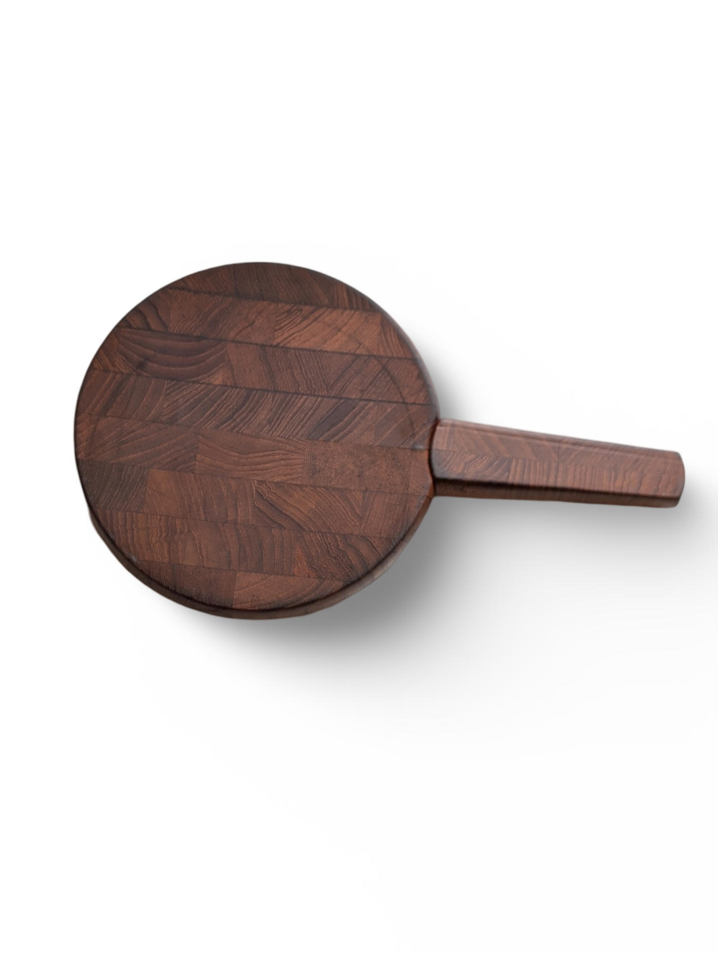 Danish Modern Teak Cutting Board with Built-In Knife – Dansk IHQ by Jens Quistgaard, 7" x 11.5" x 1"