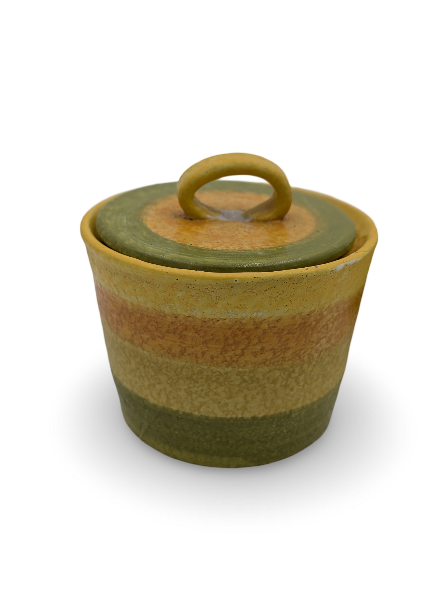 Vintage Mid Century Modern Italian Pottery Creamer & Sugar Bowl Set – 2.75" & 3" Tall