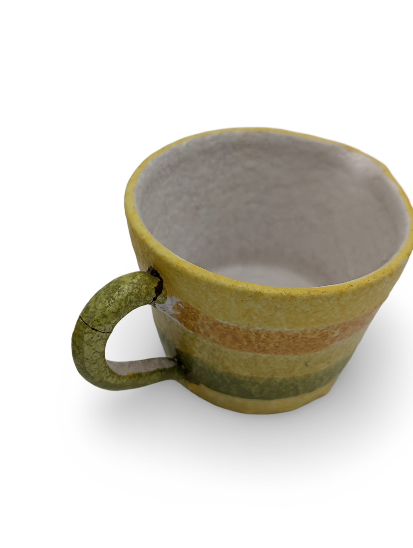 Vintage Mid Century Modern Italian Pottery Creamer & Sugar Bowl Set – 2.75" & 3" Tall