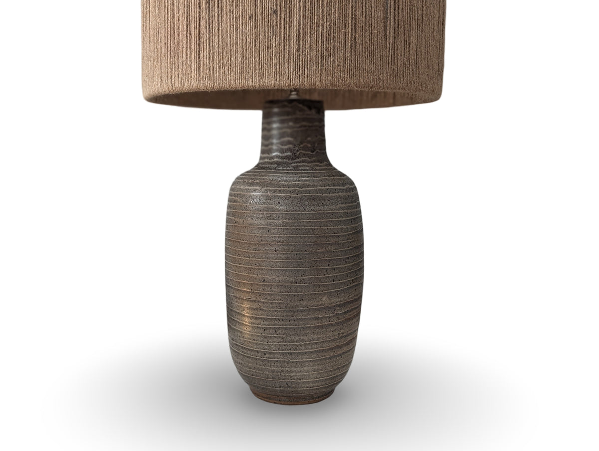 Vintage Mid-Century Modern Lee Rosen Design Technics Pottery Lamp – 26.75" Tall — additional view 3