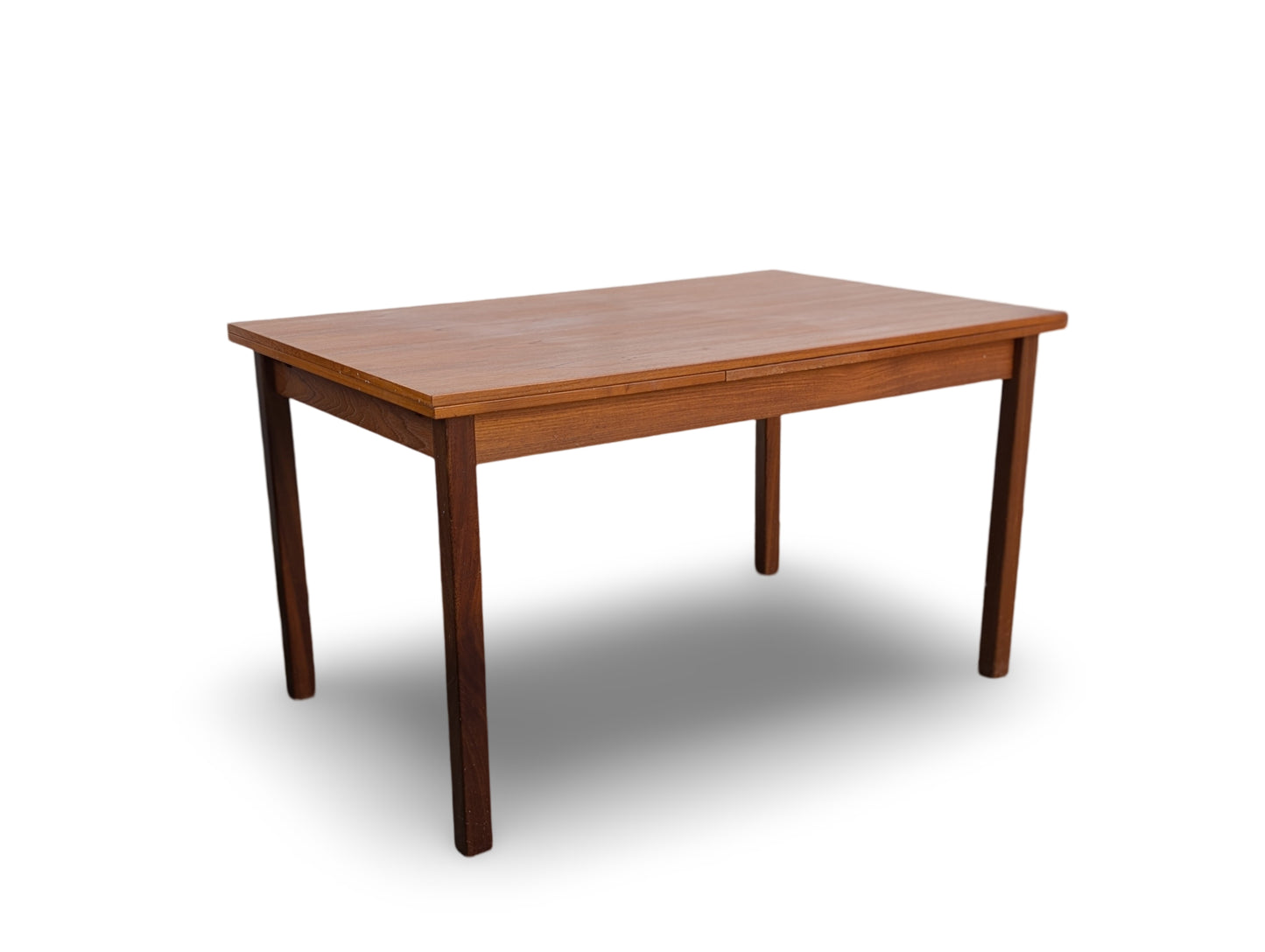 Vintage Danish Modern Teak Draw-Leaf Dining Table by BRDR Furbo