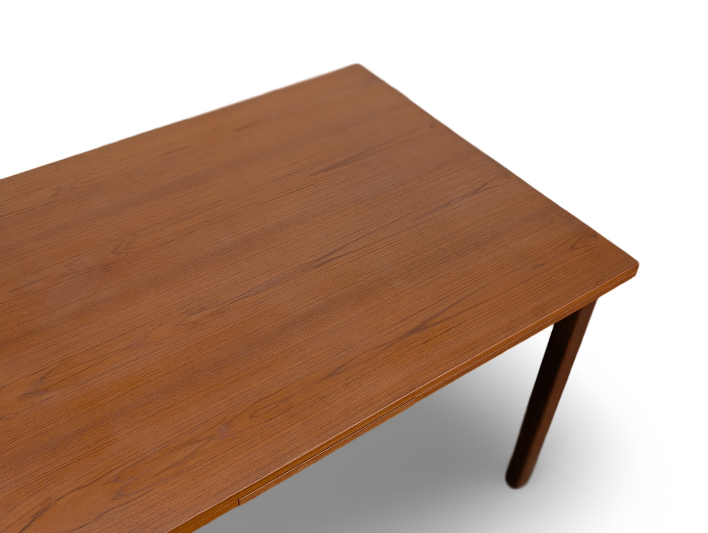 Vintage Danish Modern Teak Draw-Leaf Dining Table by BRDR Furbo