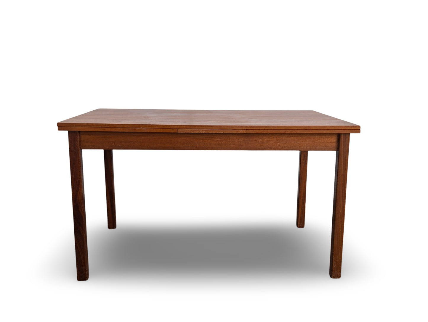 Vintage Danish Modern Teak Draw-Leaf Dining Table by BRDR Furbo