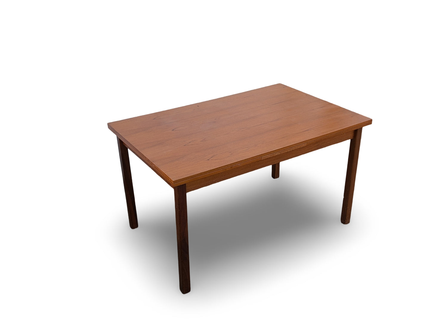 Vintage Danish Modern Teak Draw-Leaf Dining Table by BRDR Furbo