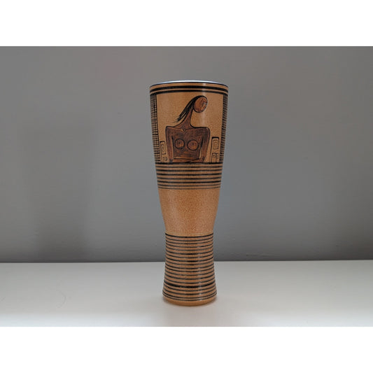 Vintage Mid-Century Modern Style Vase by Hellenic Hand Crafted Creations