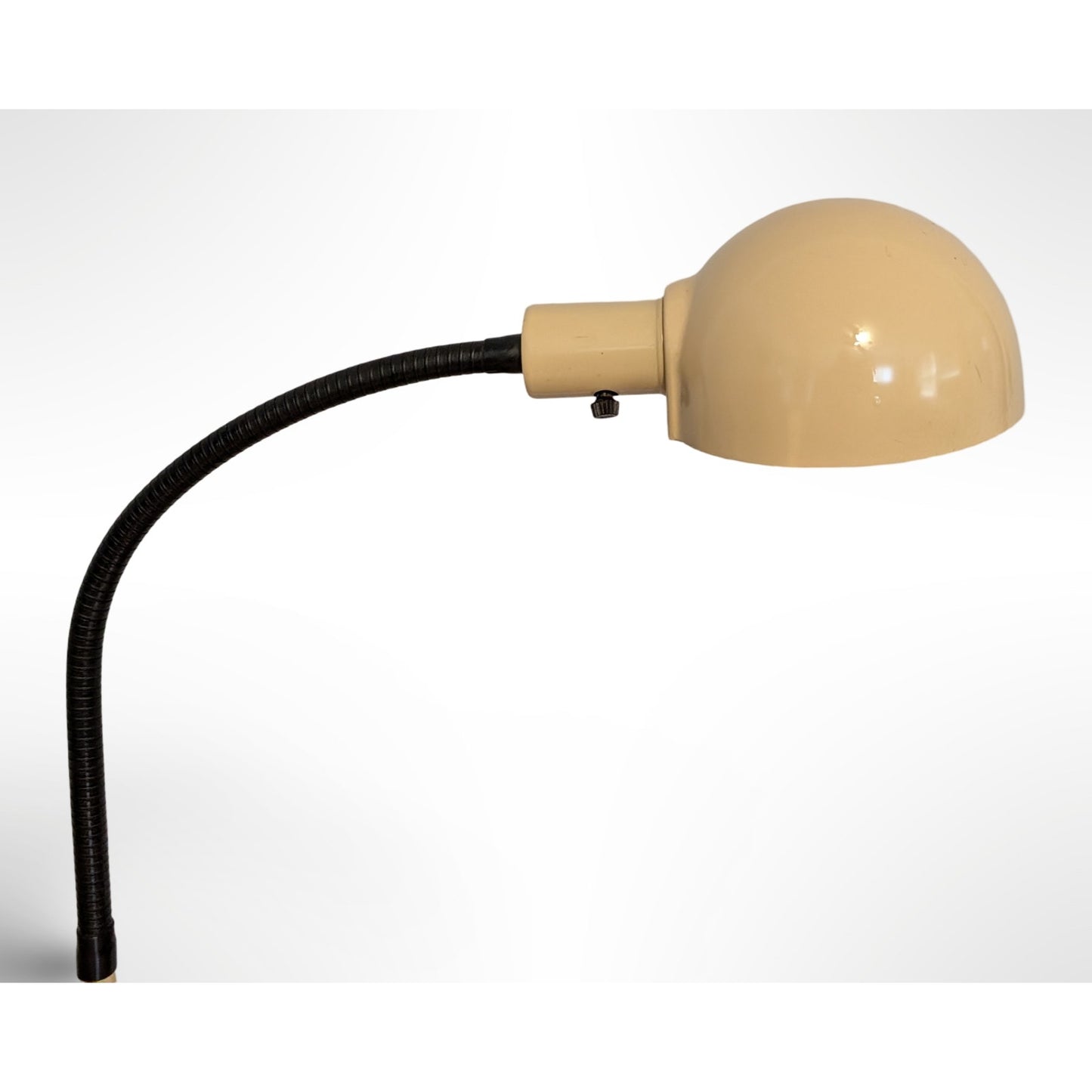 Vintage Mid Century Modern Gooseneck Floor Lamp Adjustable Reading Light