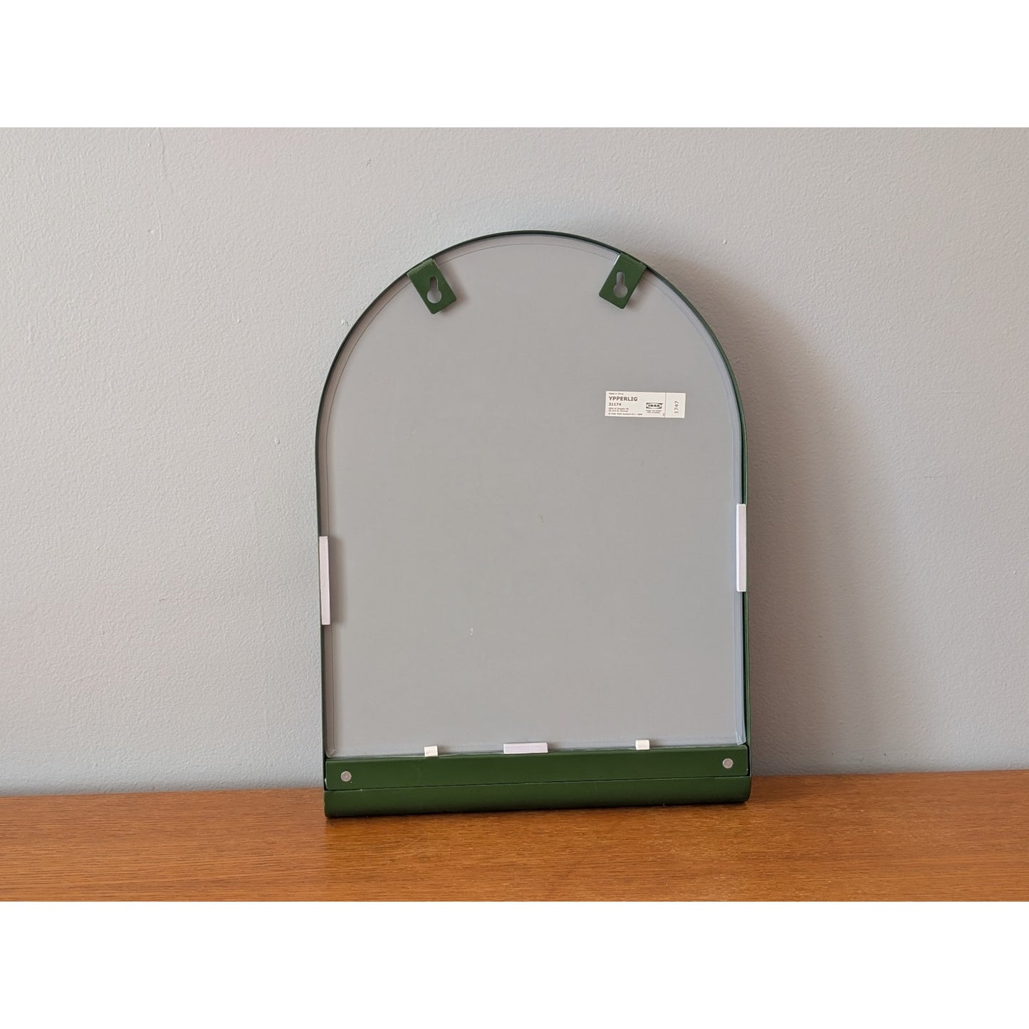 IKEA YPPERLIG Green Metal Wall Mirror by HAY – Danish Design Collaboration