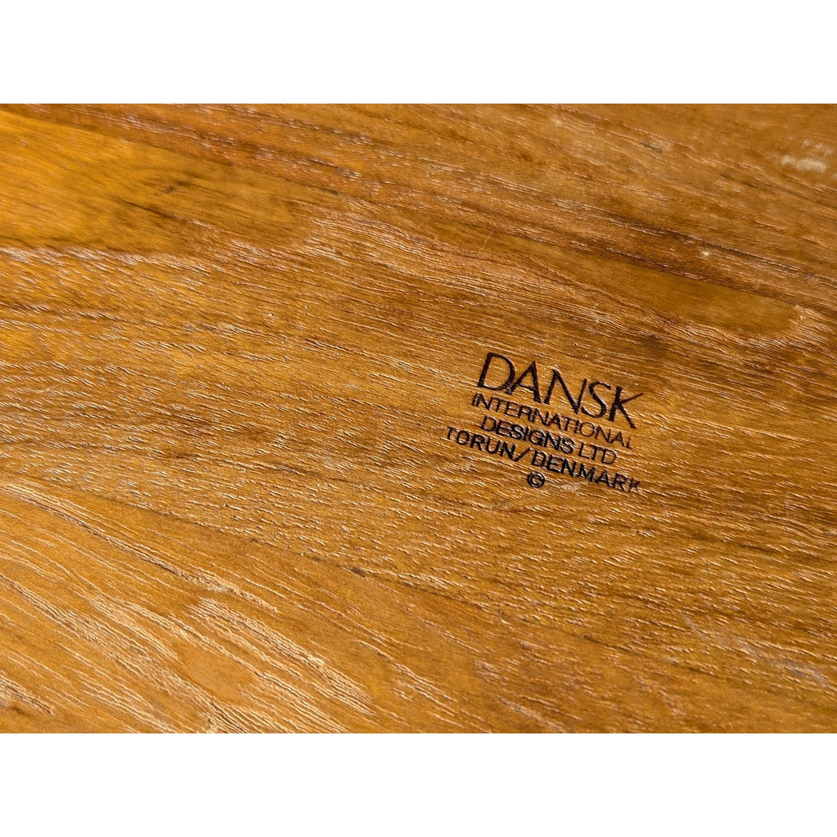 Danish Mid-Century Modern Dansk Cheese Board with Teak Knife – Torun Design — additional view 4
