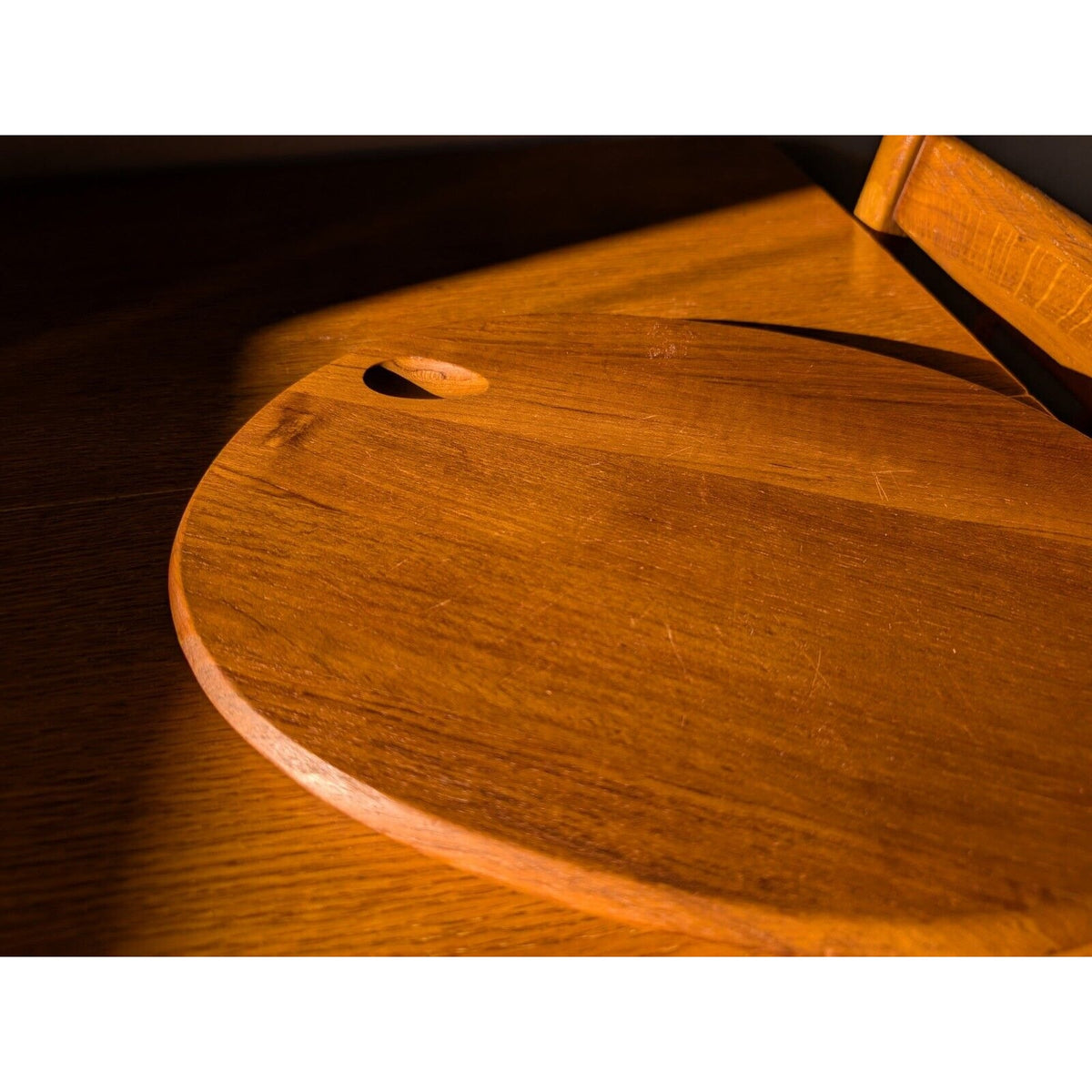 Vintage Dansk Torun Teak Cheese & Charcuterie Board – Danish Modern 13.5 — additional view 4