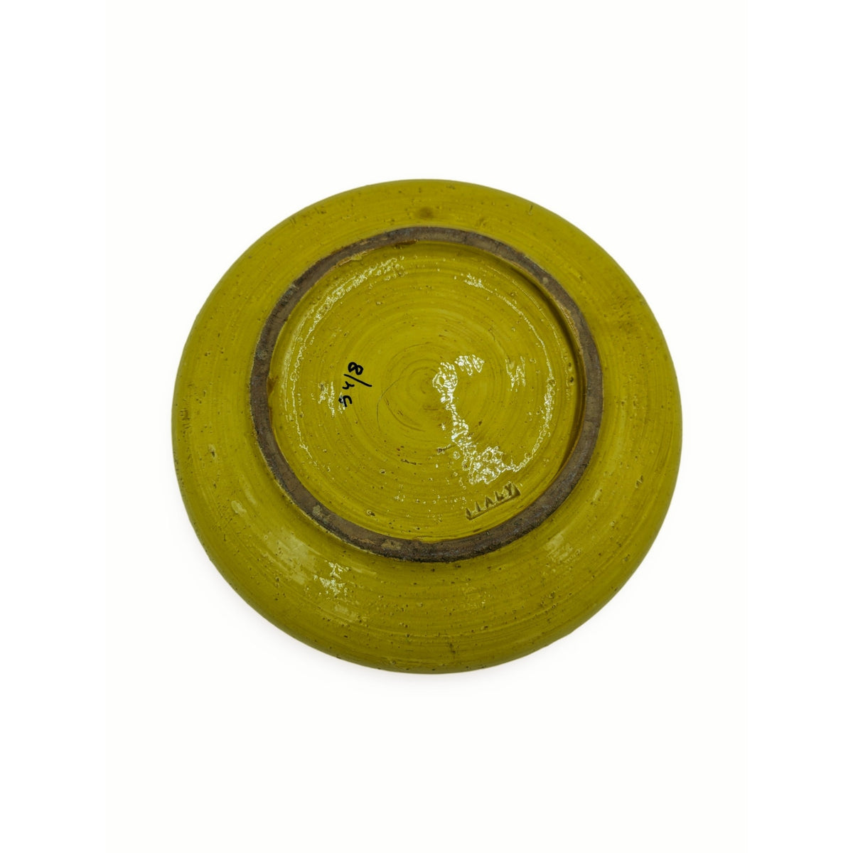 Vintage Mid-Century Modern Bitossi Italian Pottery Ashtray - 10.25" Dia Large — additional view 6