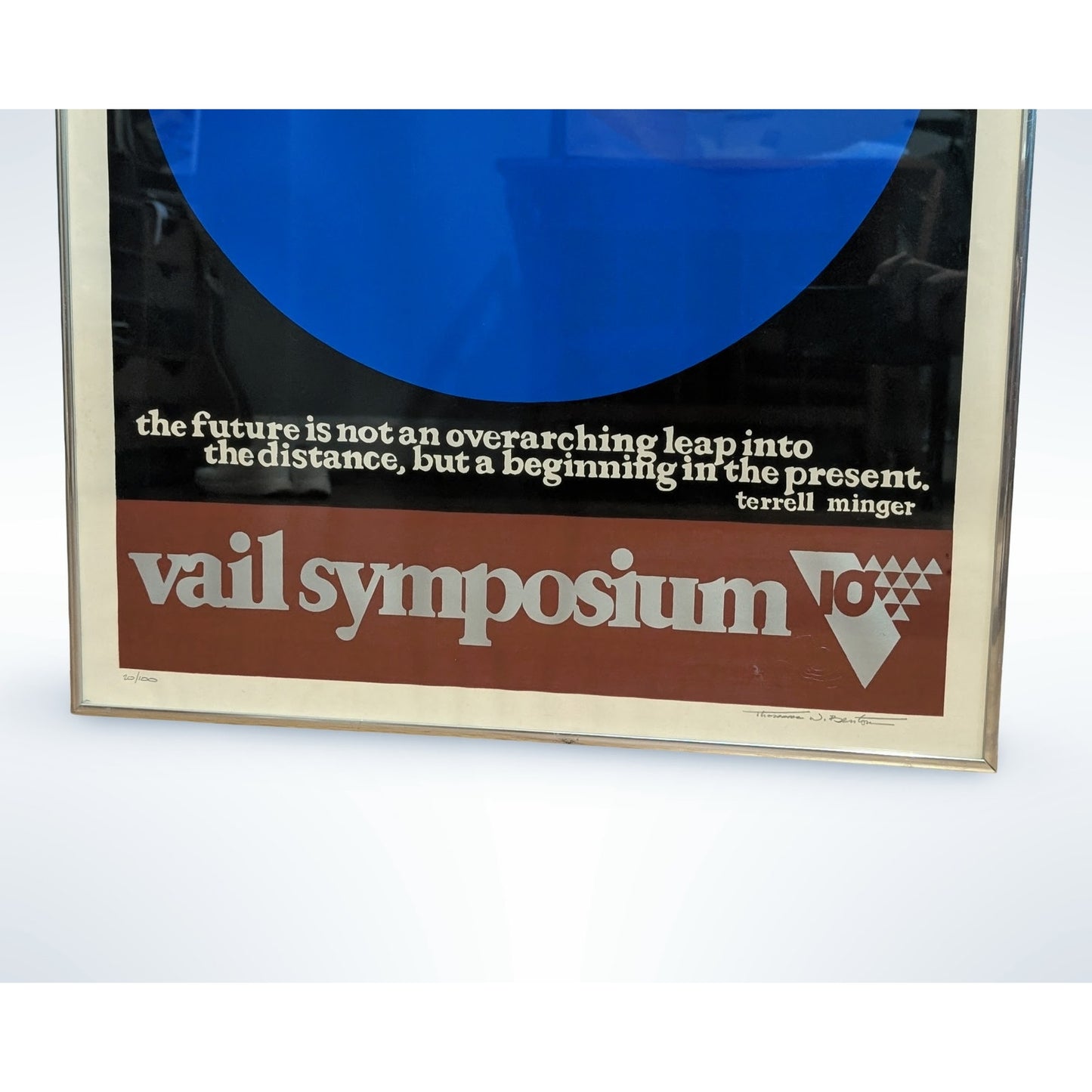 Thomas W. Benton Signed Vail Symposium X Poster Limited Edition 20/100