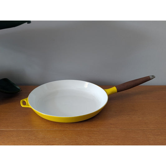 Vintage Mid-Century Modern Michael Lax Copco 12" Enameled Frying Pan