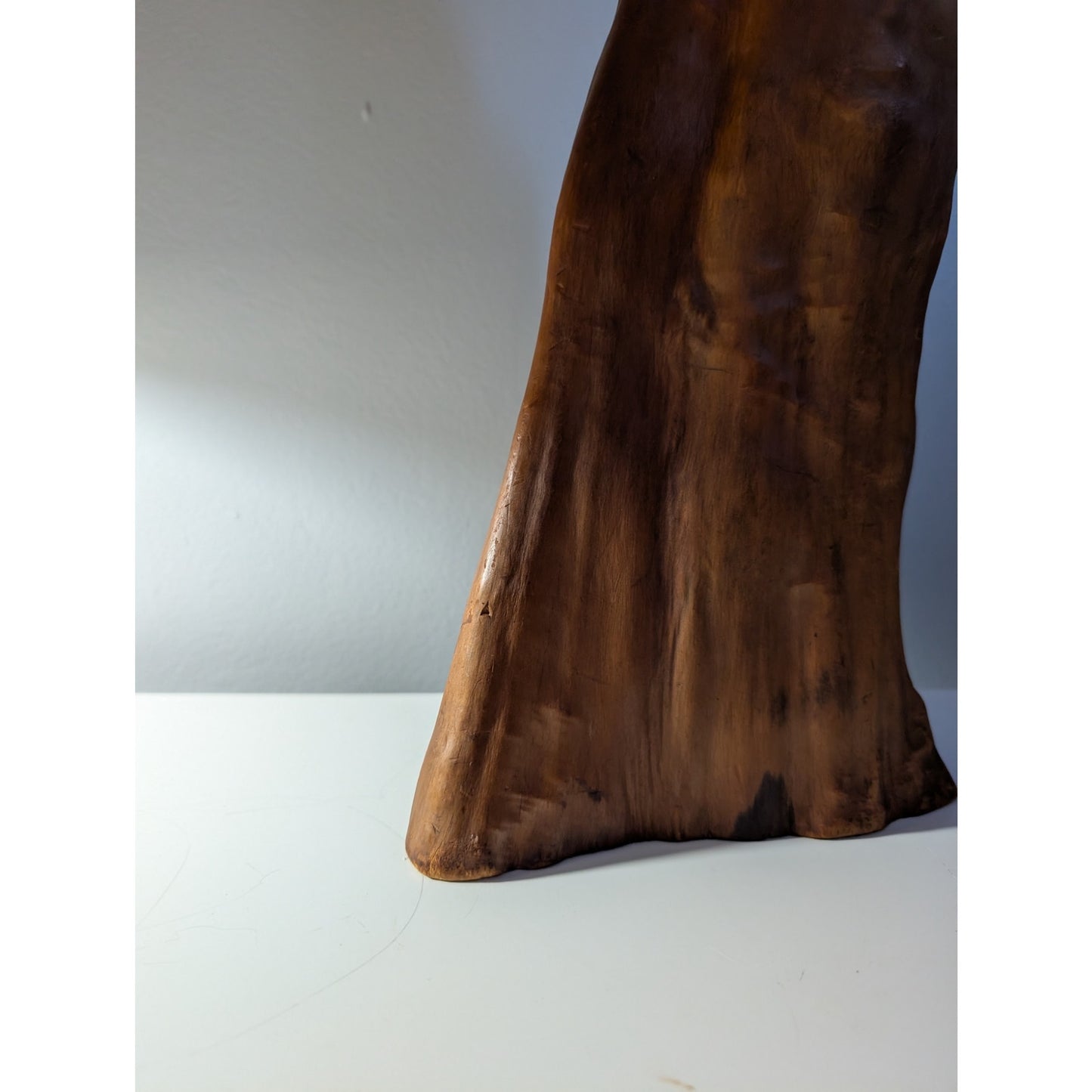 Vintage Mid-Century Modern Cypress Knee Table Lamp