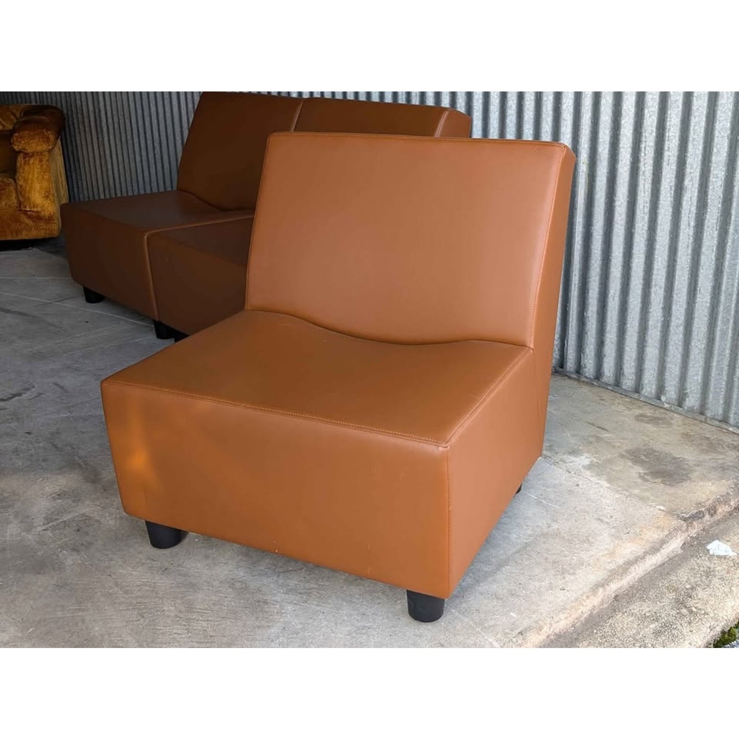 Fantastic Herman Miller Modular Seating Sofa Quality Leather