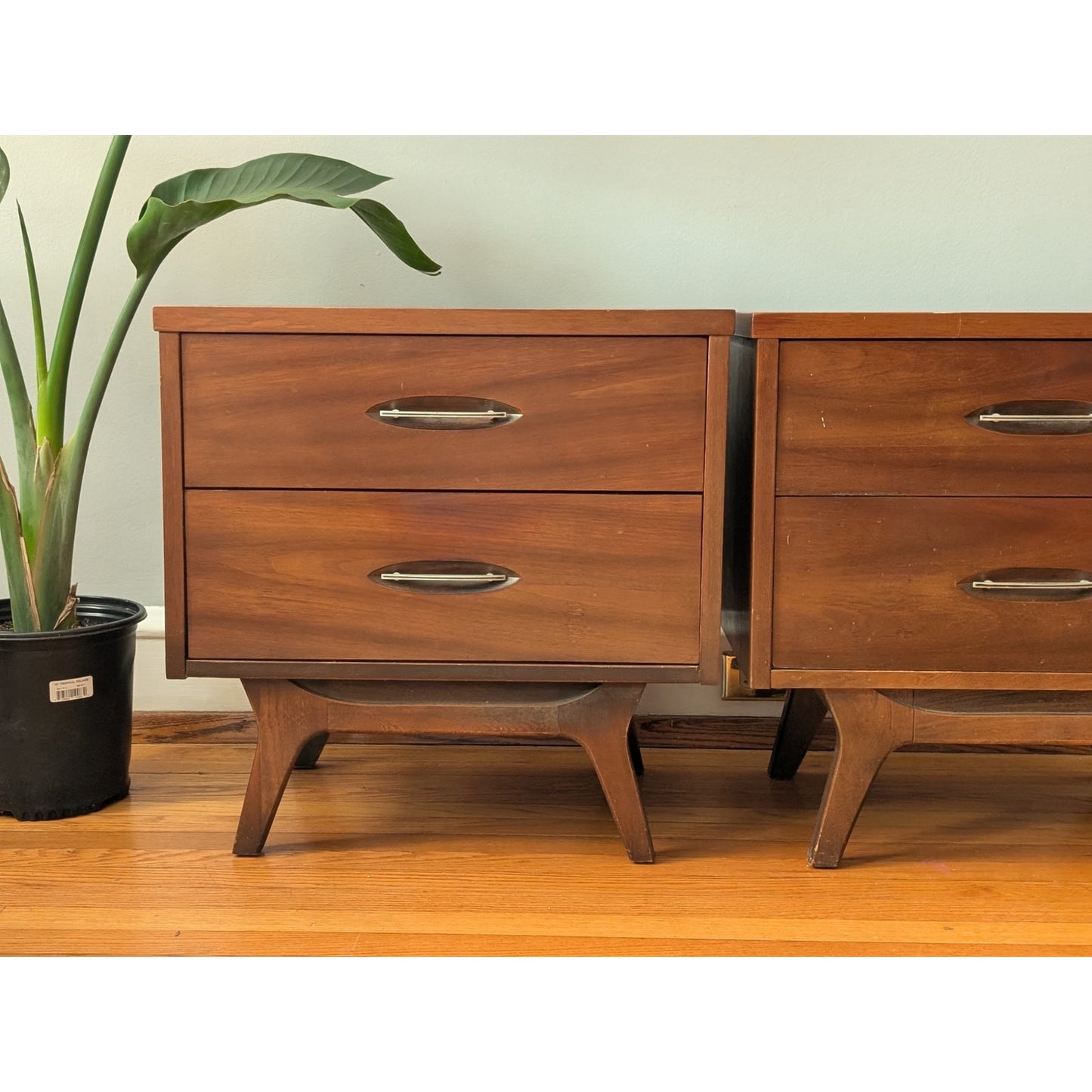 Pair of Vintage Mid-Century Modern Nightstands by Hooker - Restoration Included