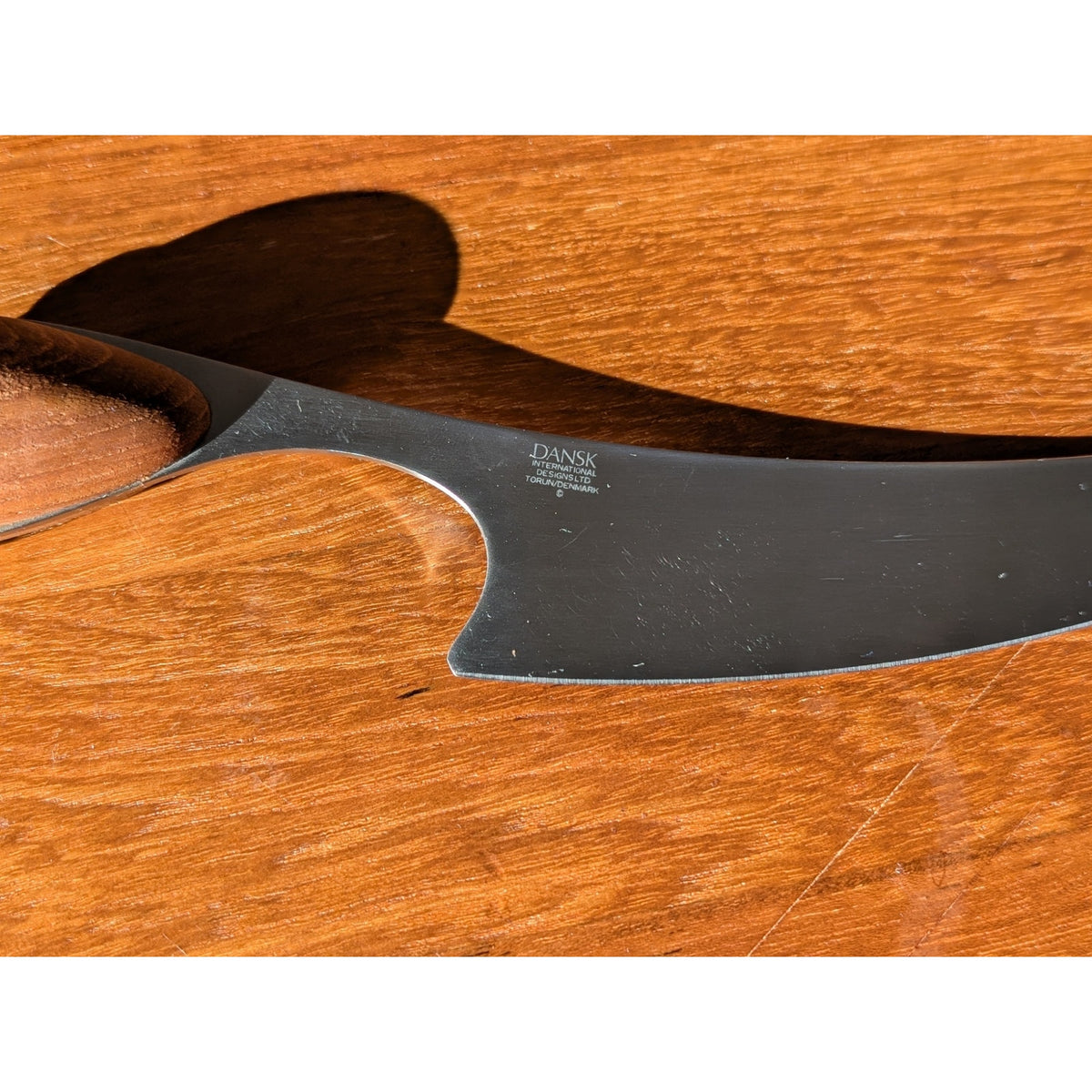 Danish Mid-Century Modern Dansk Cheese Board with Teak Knife – Torun Design — additional view 2