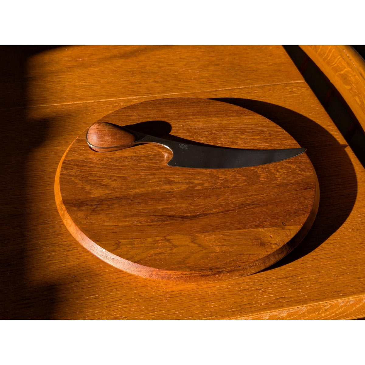 Danish Mid-Century Modern Dansk Cheese Board with Teak Knife – Torun Design