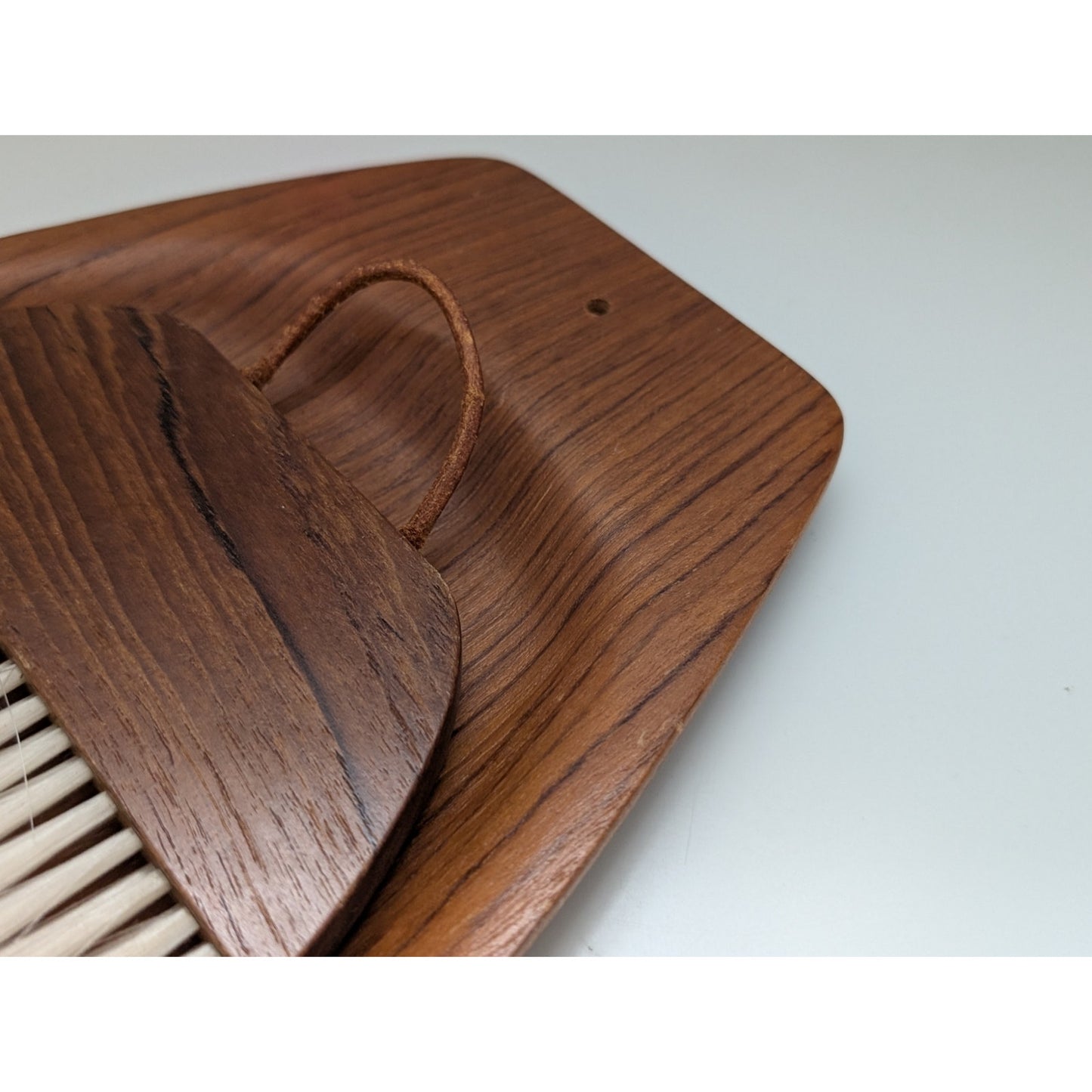 Vintage Mid-Century Modern Teak Crumb & Comb Set by Viking of Japan