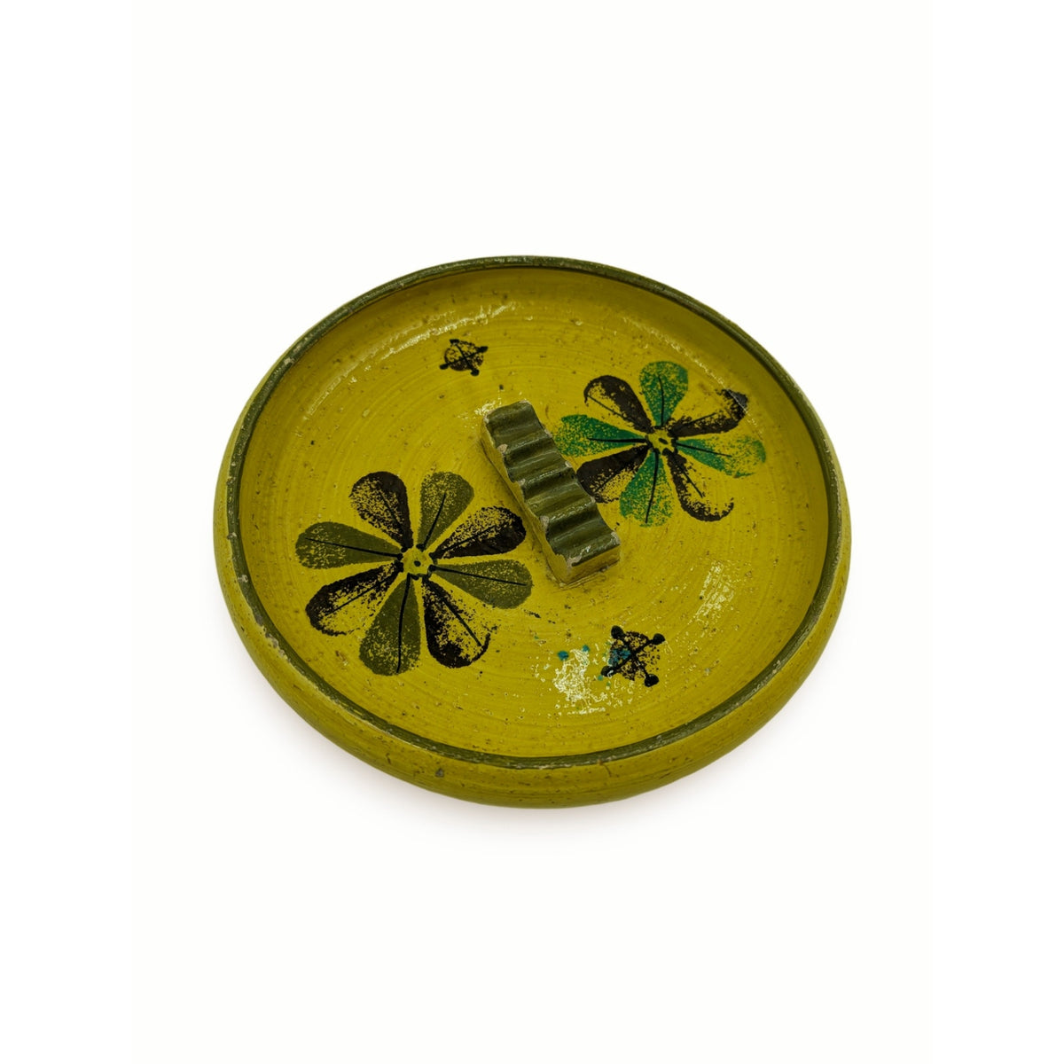 Vintage Mid-Century Modern Bitossi Italian Pottery Ashtray - 10.25" Dia Large