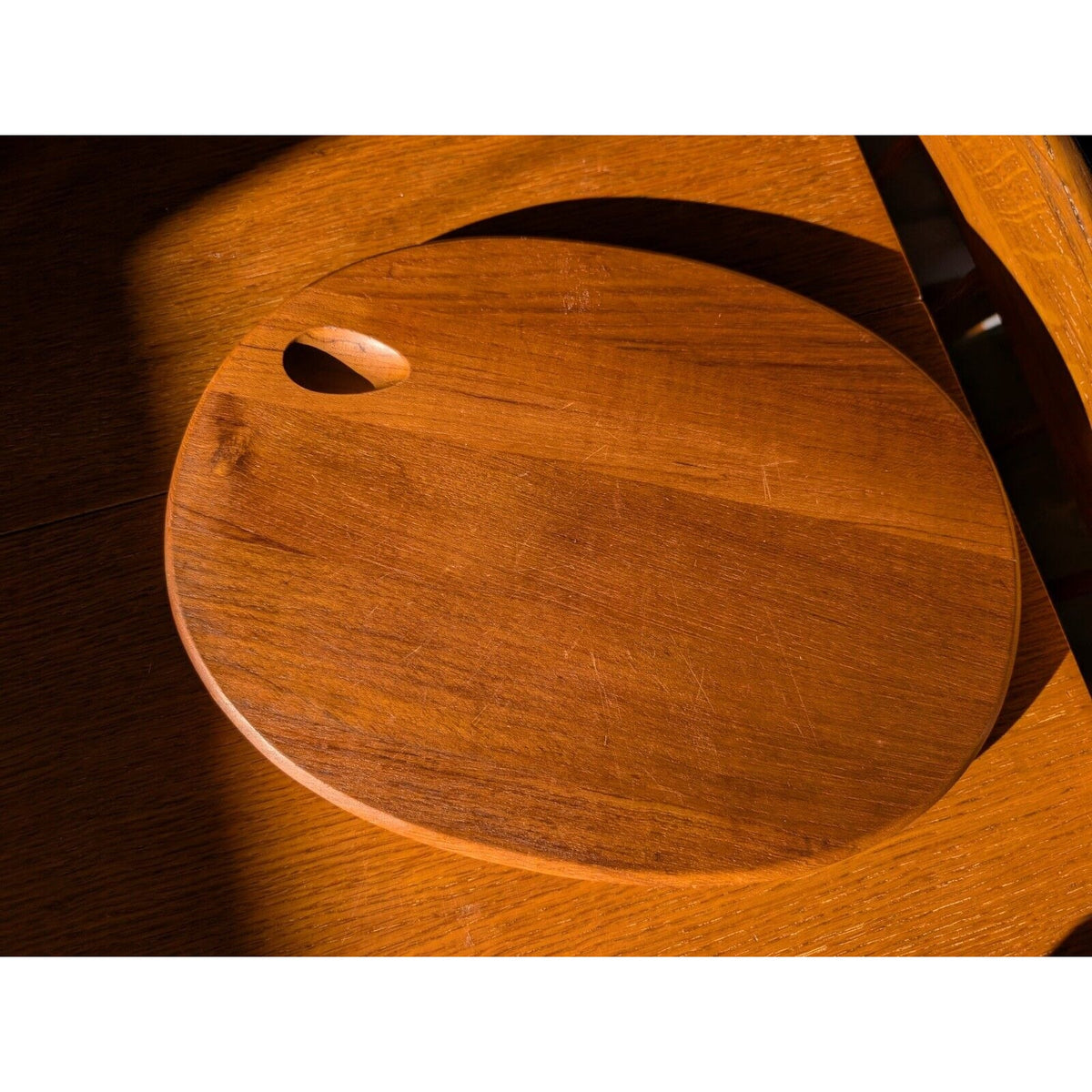 Vintage Dansk Torun Teak Cheese & Charcuterie Board – Danish Modern 13.5 — additional view 3