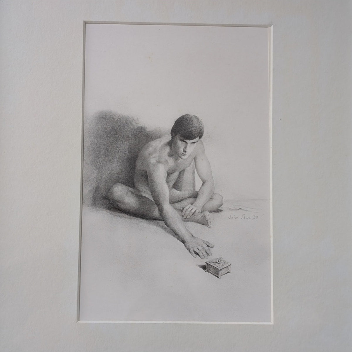 Vintage Original Graphite Drawing by John B. Lear 1910–2008 Pennsylvania Artist — additional view 3