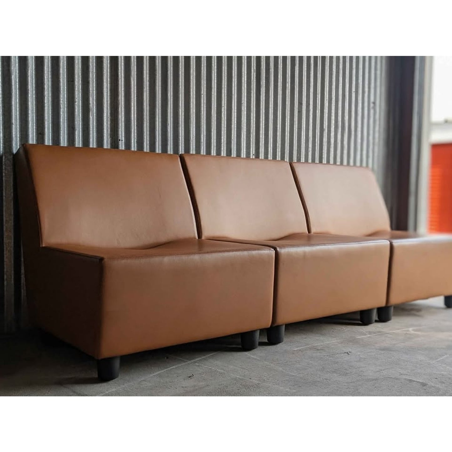 Fantastic Herman Miller Modular Seating Sofa Quality Leather