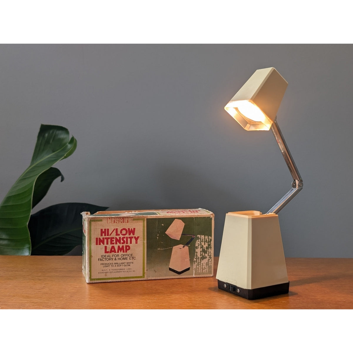 Vintage Mid Century Modern Cosmo Reading Lamp – Articulating with Glow Function — additional view 2