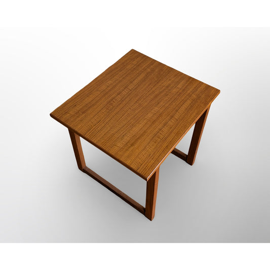 Danish Modern Teak Side Table Mid Century Modern End Table Restored