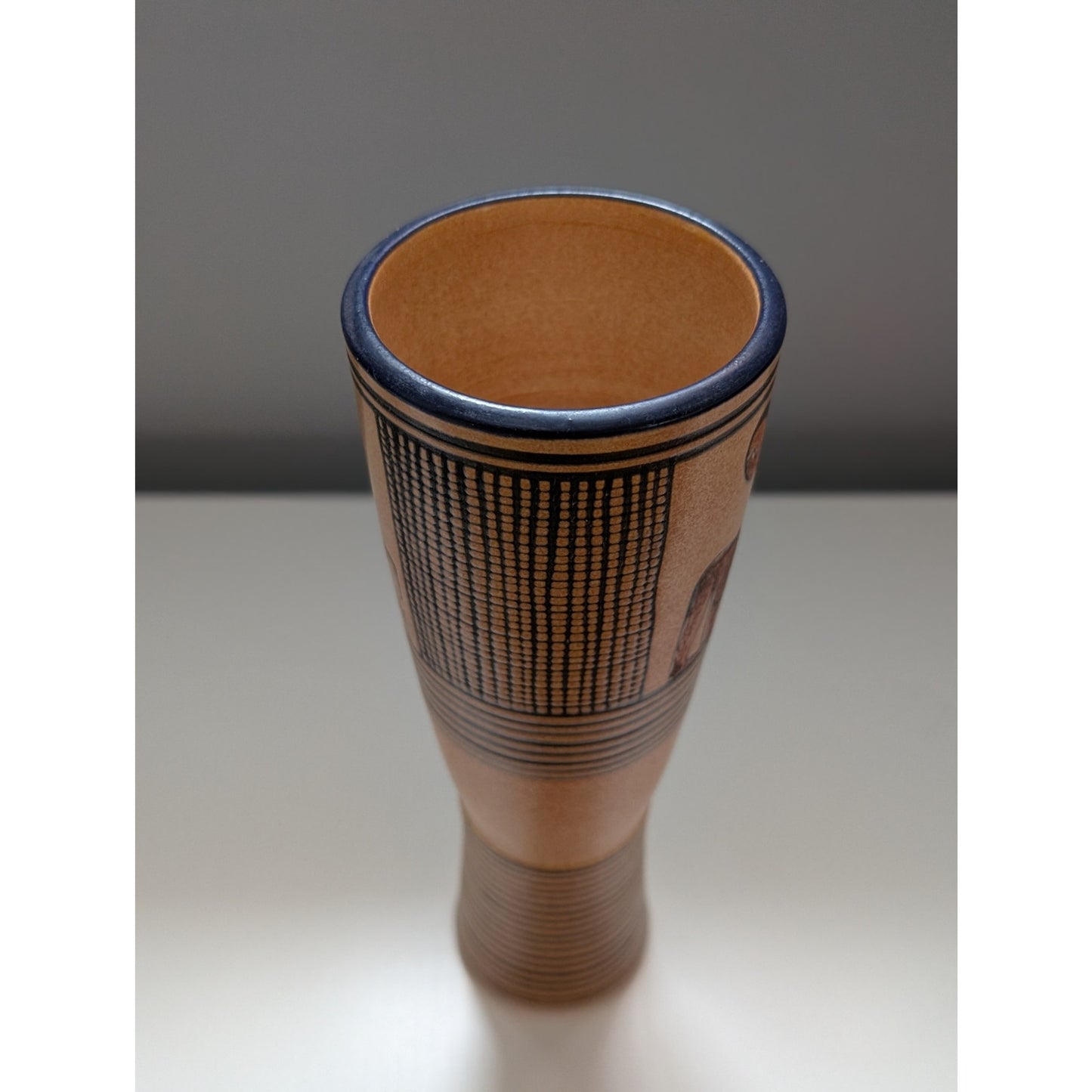 Vintage Mid-Century Modern Style Vase by Hellenic Hand Crafted Creations