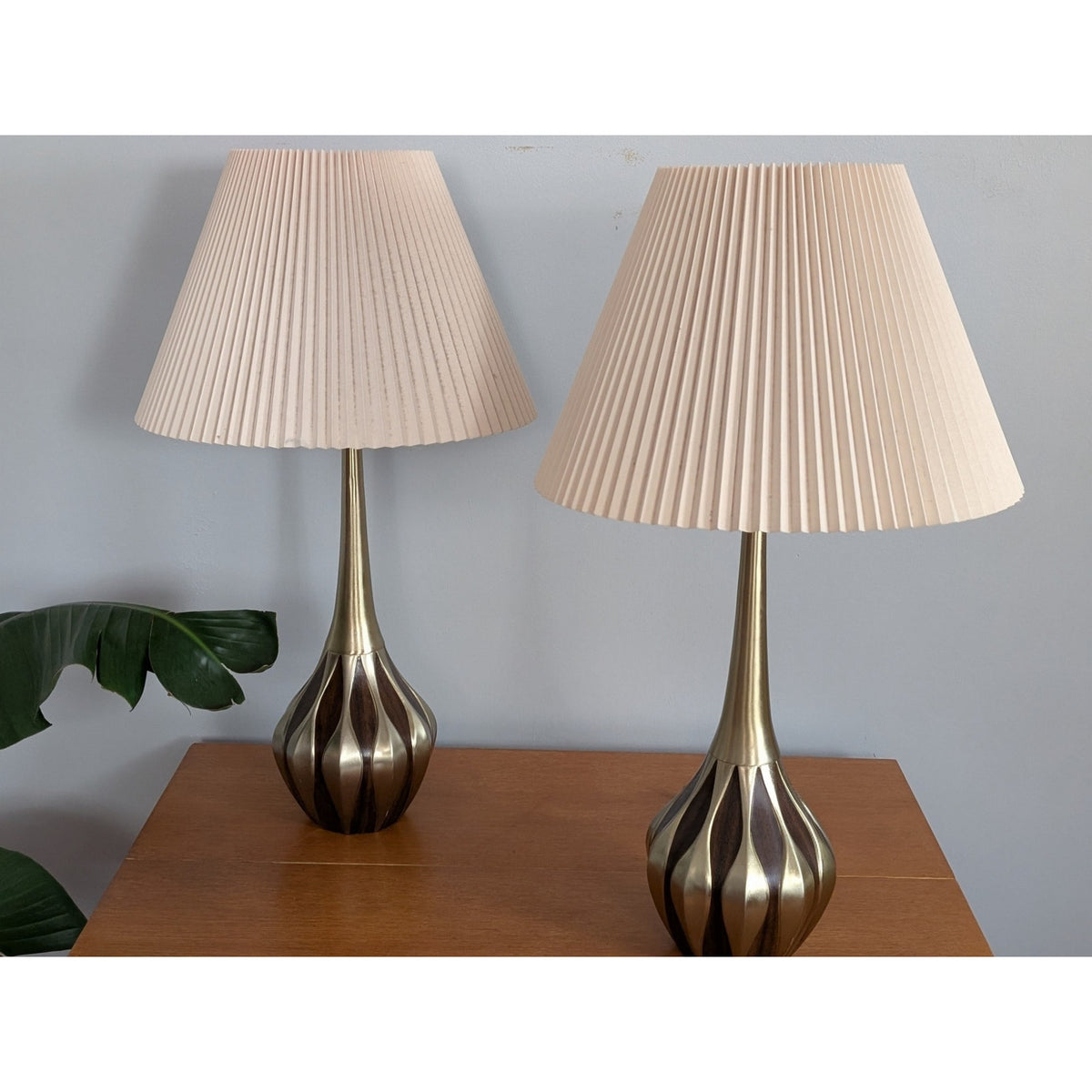 Pair of Vintage Richard Barr Table Lamps for Laurel Lamp Co.