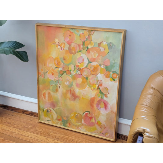 Vintage Mid-Century Modern A. Doyle Abstract Painting