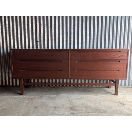 Danish Teak 6-Drawer Dresser by Torring Møbelfabrik, 1960s – Mid Century Modern