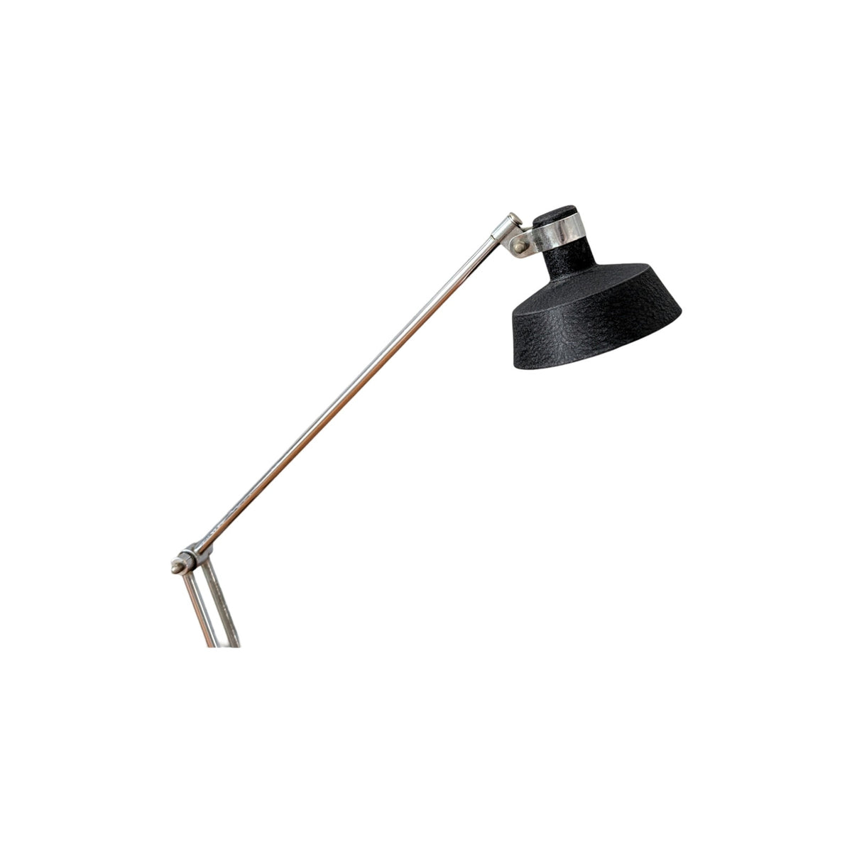 Vintage Mid-Century Modern Mobilite Matte Black High-Intensity Desk Lamp — additional view 3
