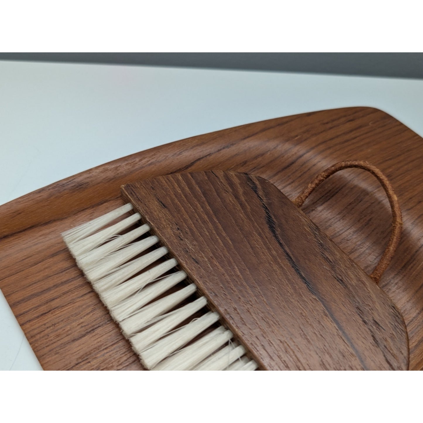 Vintage Mid-Century Modern Teak Crumb & Comb Set by Viking of Japan