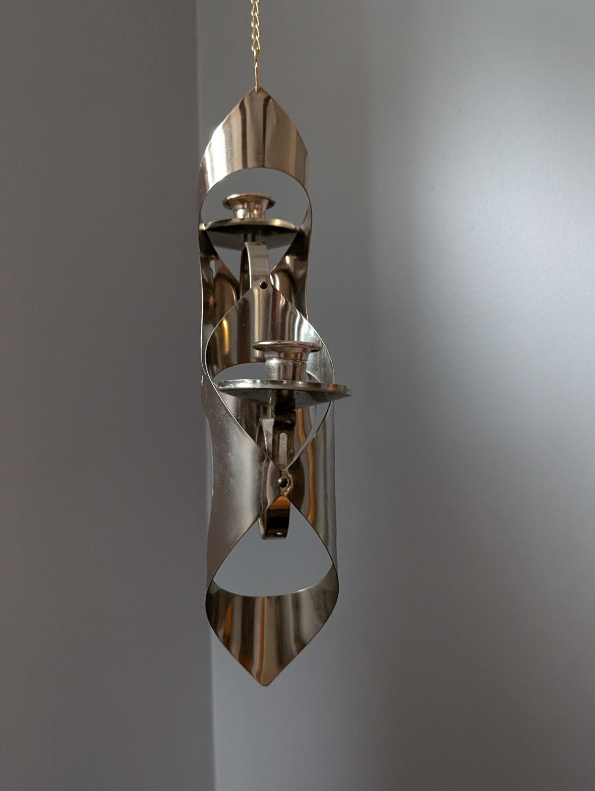 Mid Century Modern Pendant Candle Holder — additional view 3