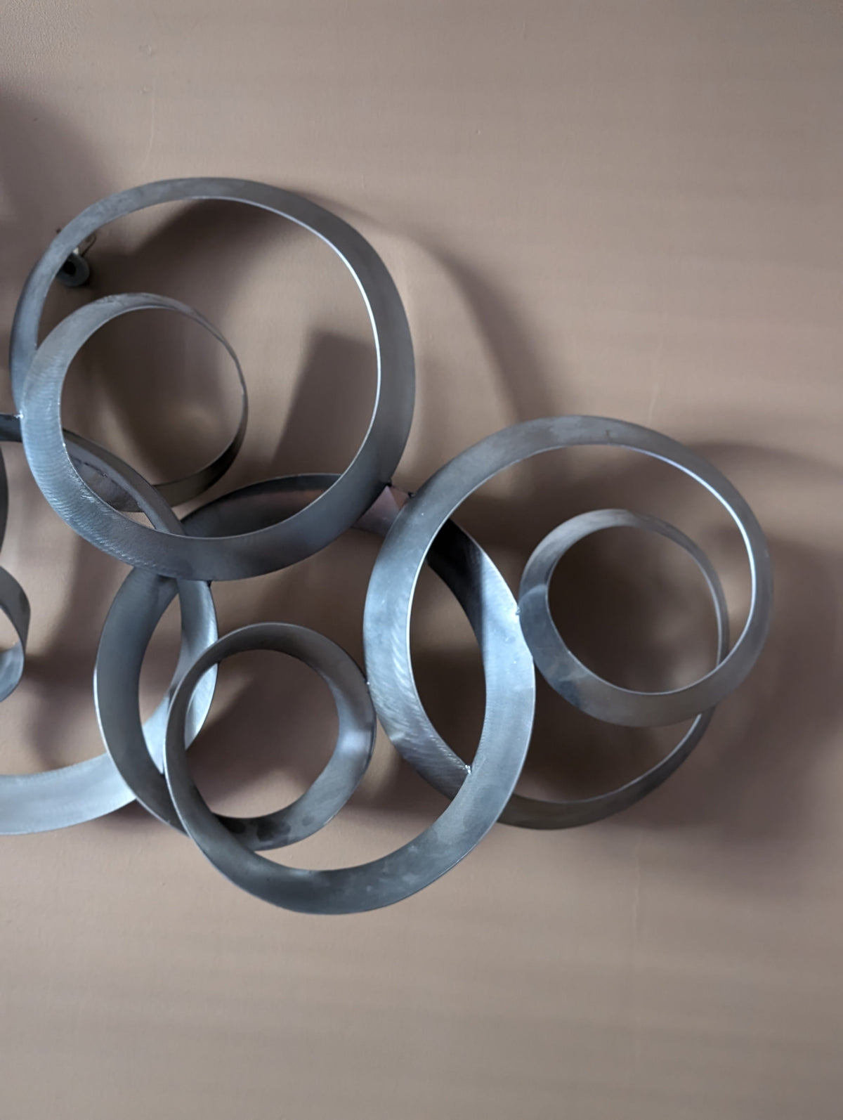 Curtis Jere "Continuity" Brushed Steel Wall Sculpture – Artisan House, 41" x 22" — additional view 2