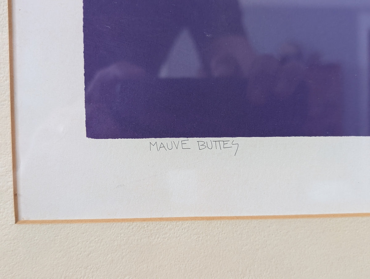 Vintage 1979 Artist’s Proof – "Mauve Buttes" by Melanie Brittain — additional view 7